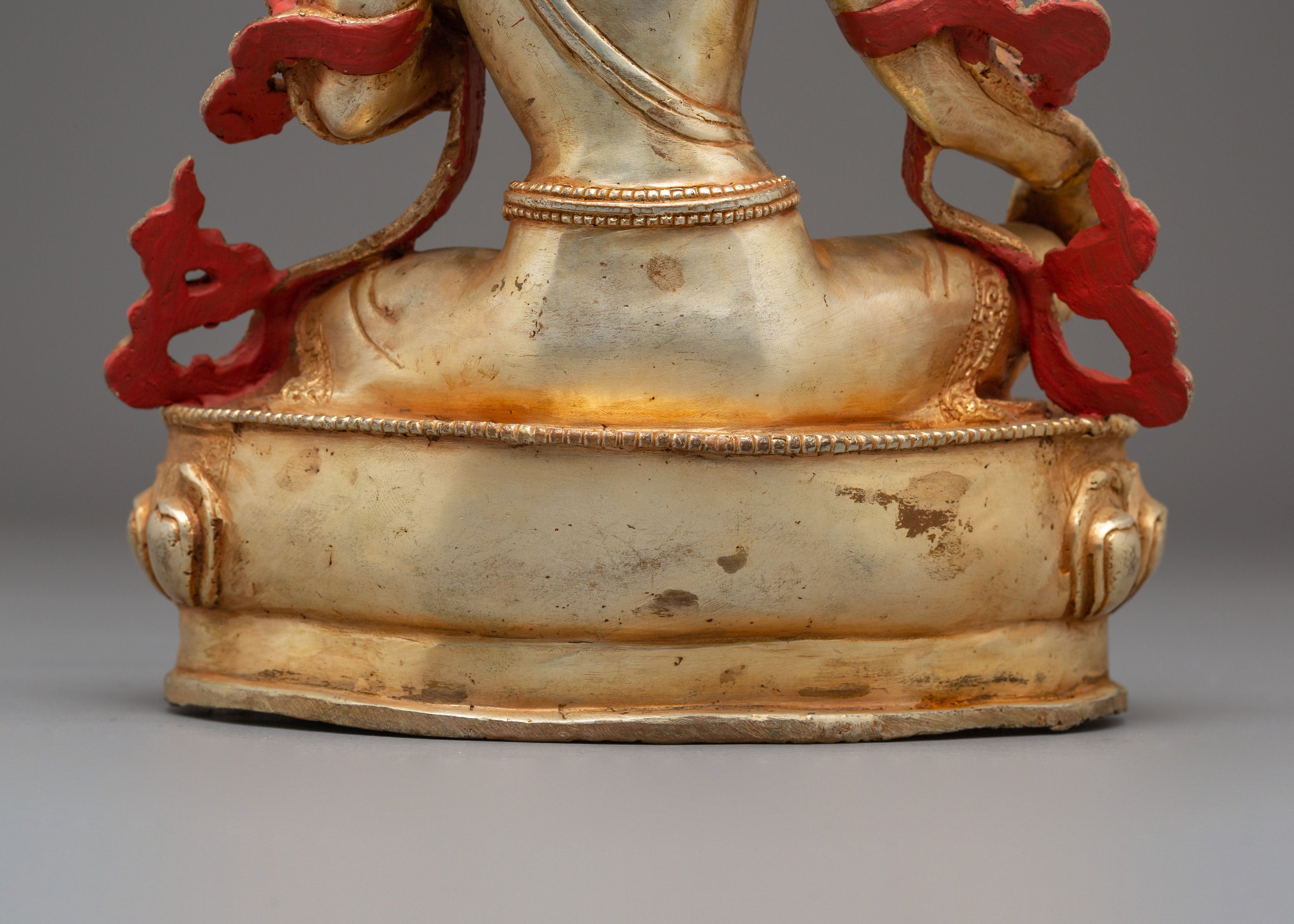 Compassionate Bodhisattva Shyama Tara Statue | Green Tara Tibetan Figurine