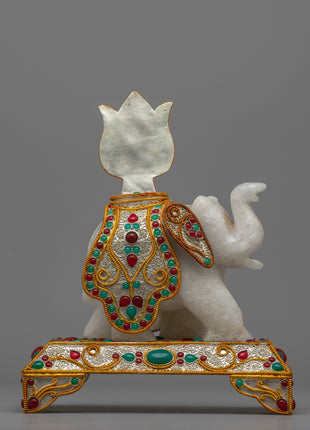 Elephant Decor Statue | Decor for Spiritual Spaces and Animal Enthusiasts