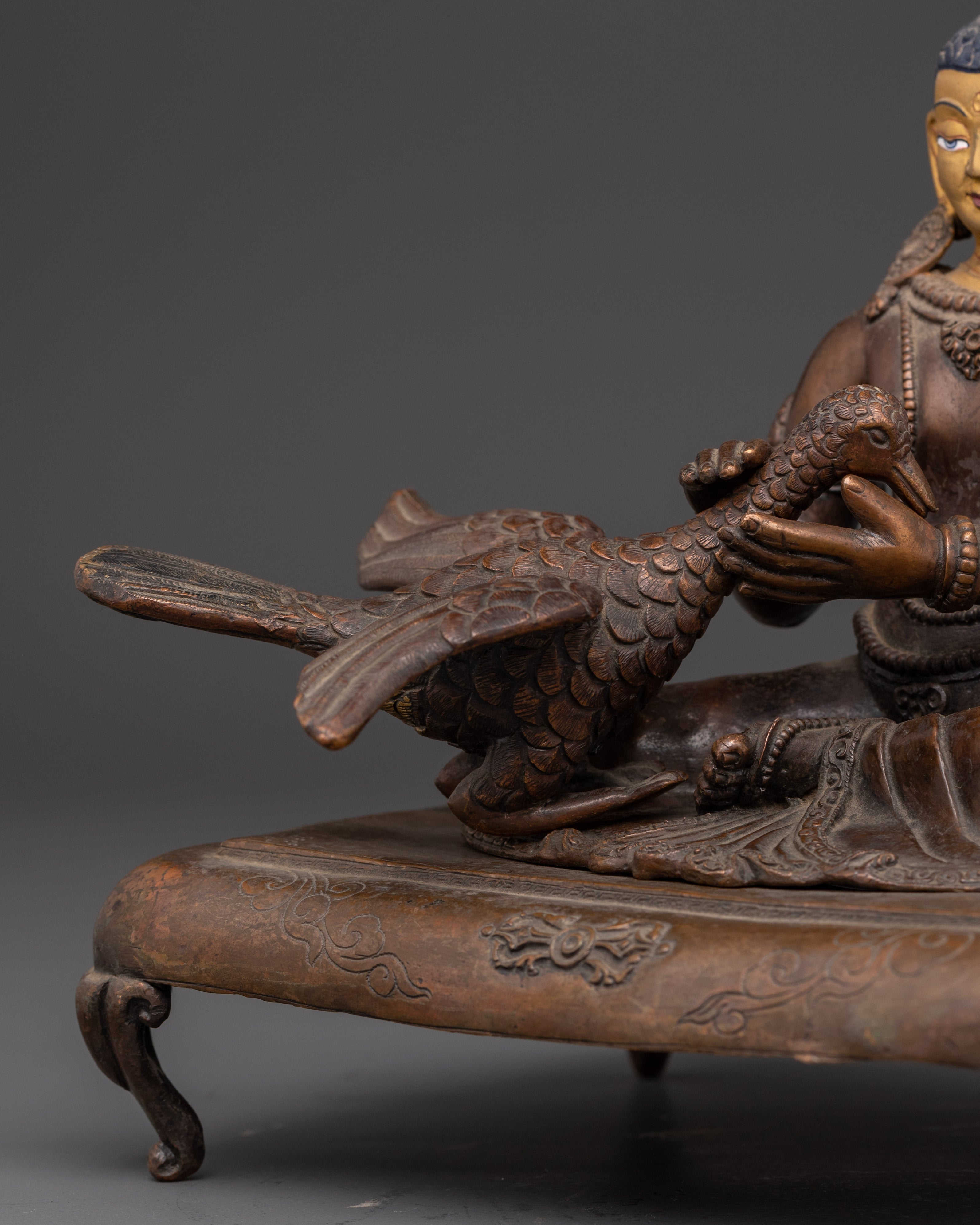 Handcrafted Oxidized Copper Siddhartha Gautam Statue | Sacred Buddhist Art