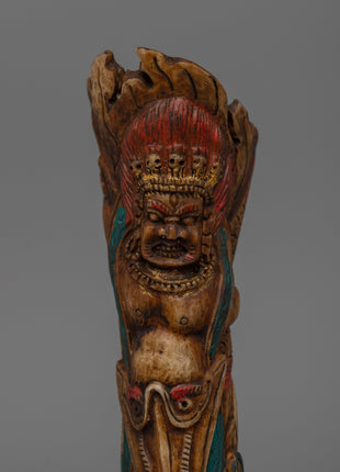 Handcrafted Mahakala Statue | Guardian of Tibetan Buddhism