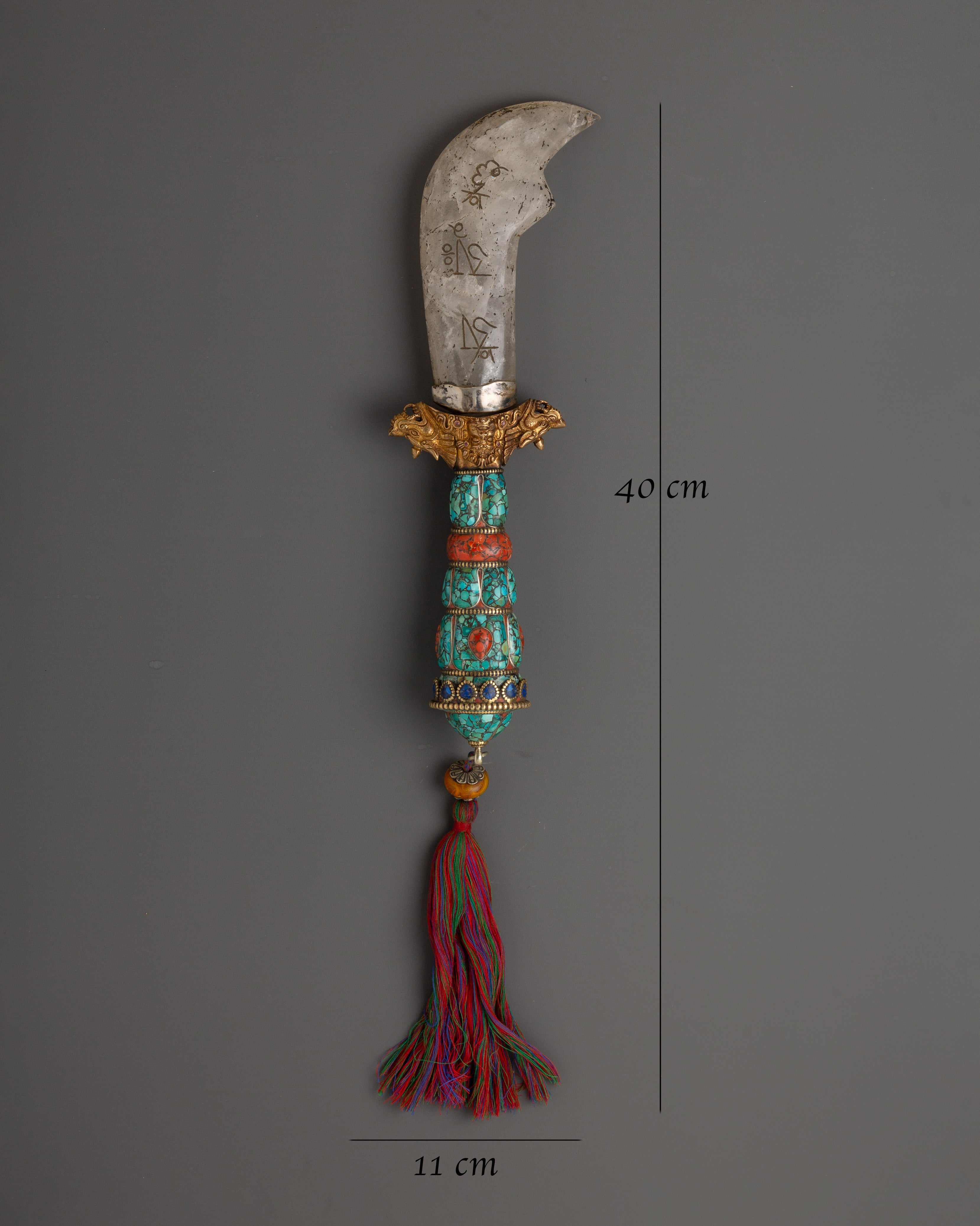 Tantric Crystal Knife | Sacred Cleansing Blade