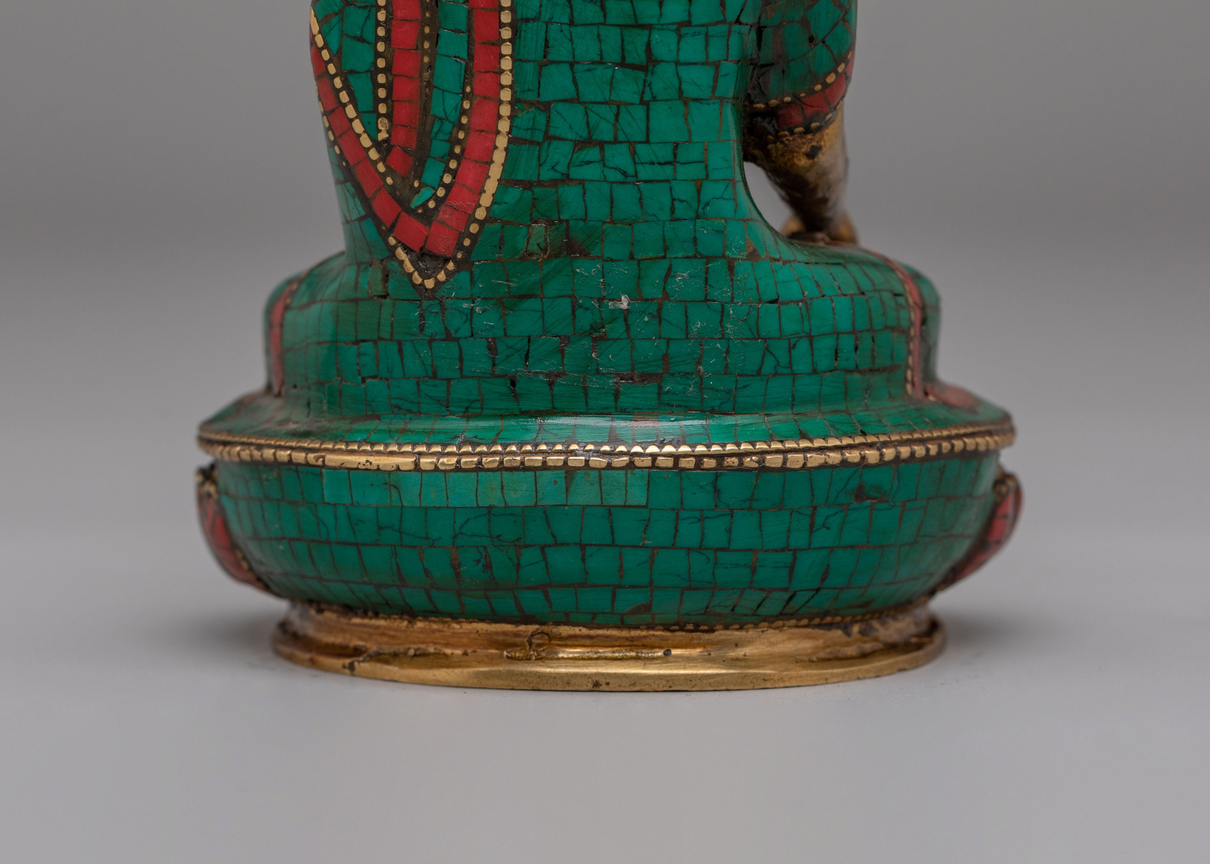 Tibetan Handmade Shakyamuni Buddha Statue | Spiritual Artwork