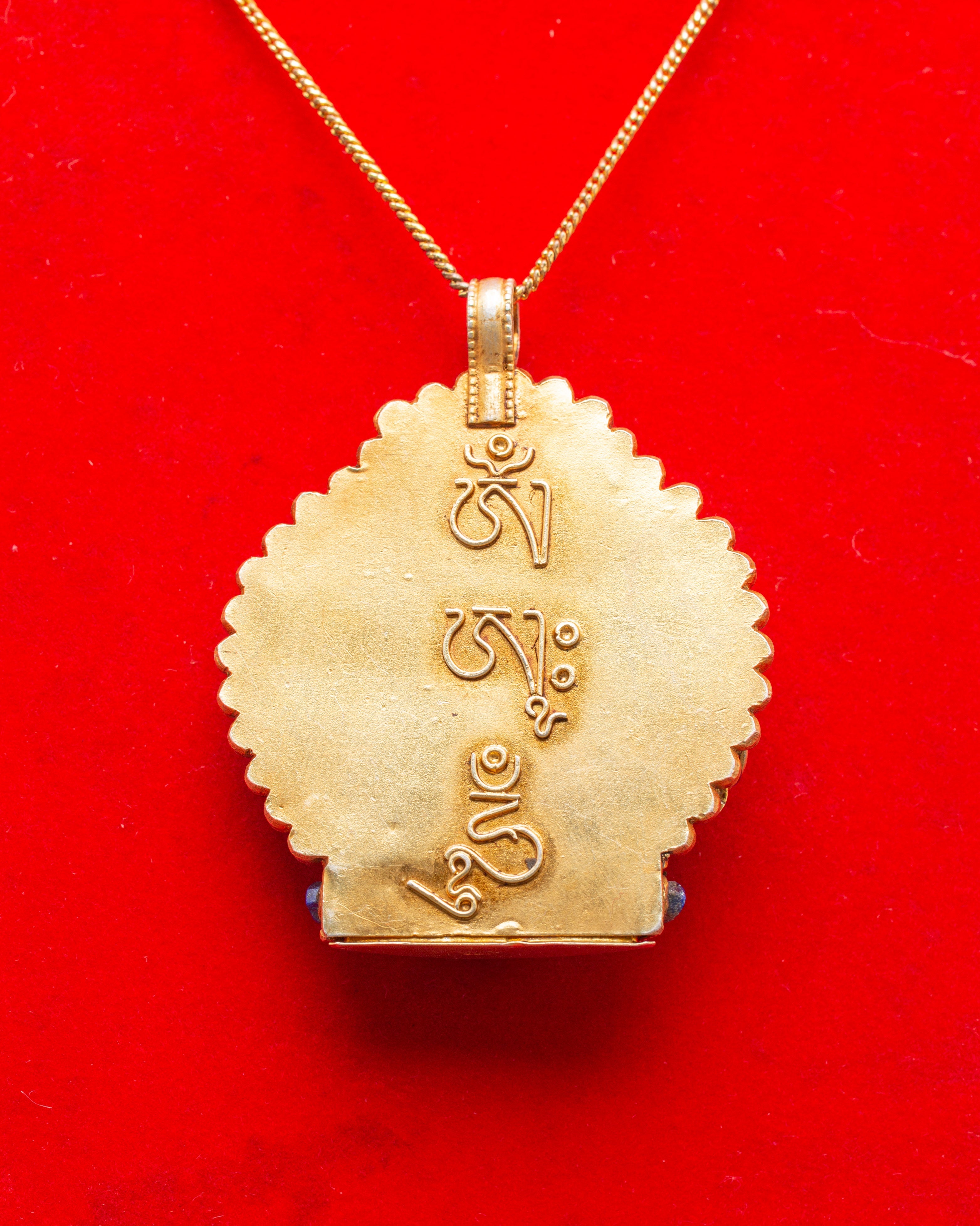 Green Tara Locket | Buddhist Compassionate Goddess