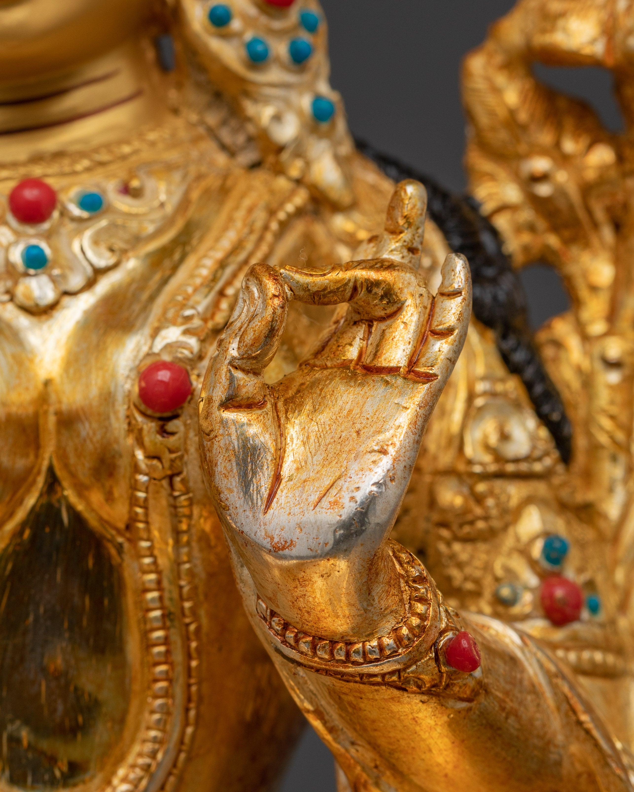 Green Tara Handcrafted Sculpture | Embodiment of compassion