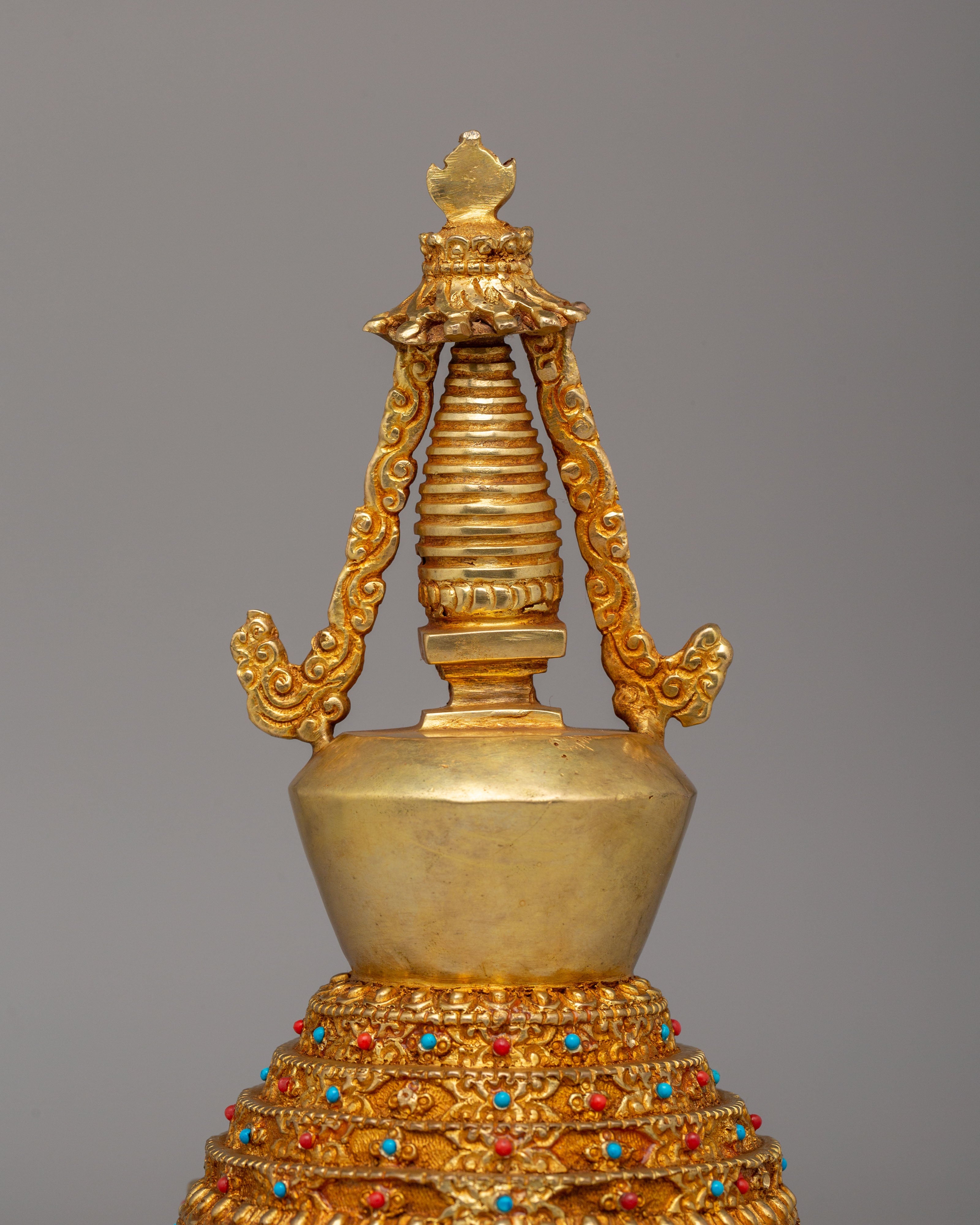 Ritual Altar Lotus Blossom Stupa | Symbol of Enlightenment