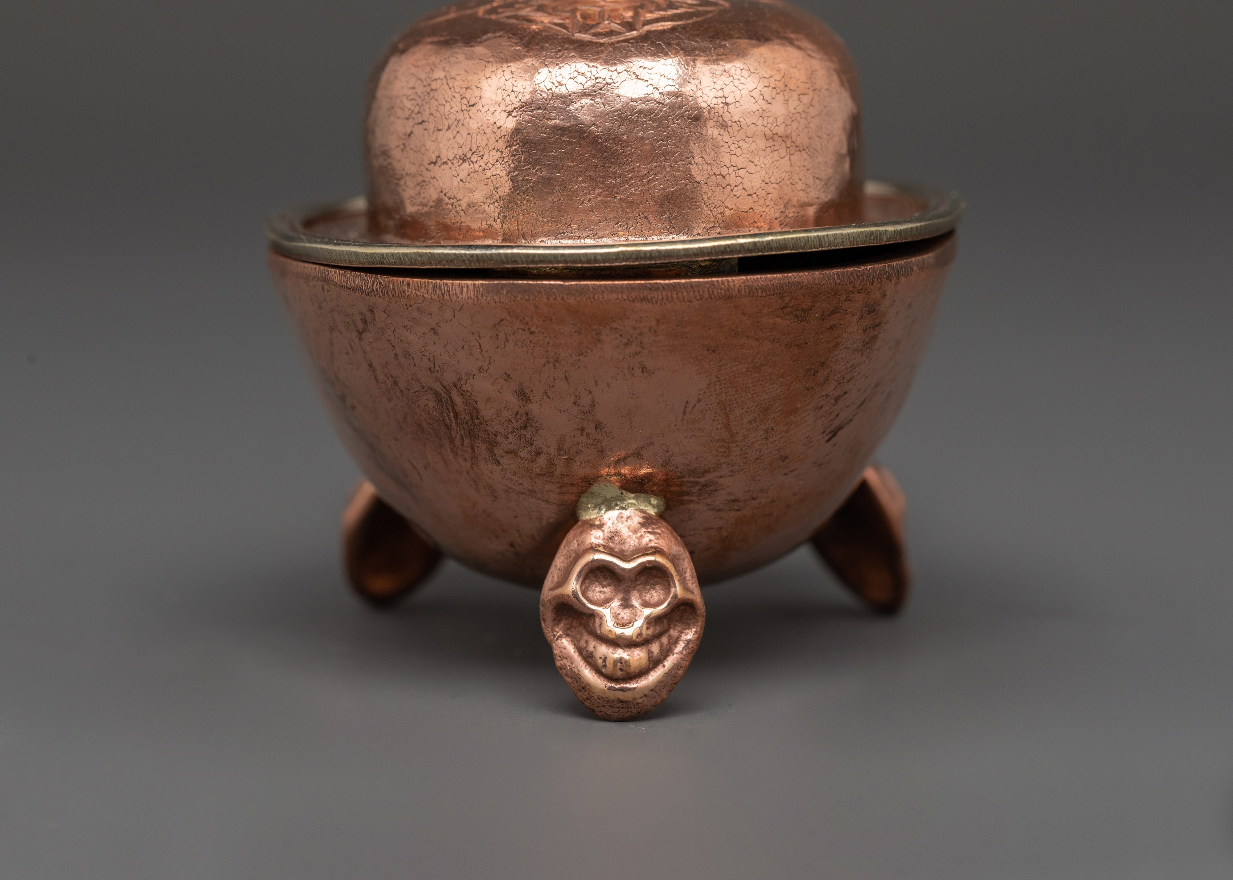 Handcrafted Buddhist Kapala Bowl | Sacred Ritual Offering Cup
