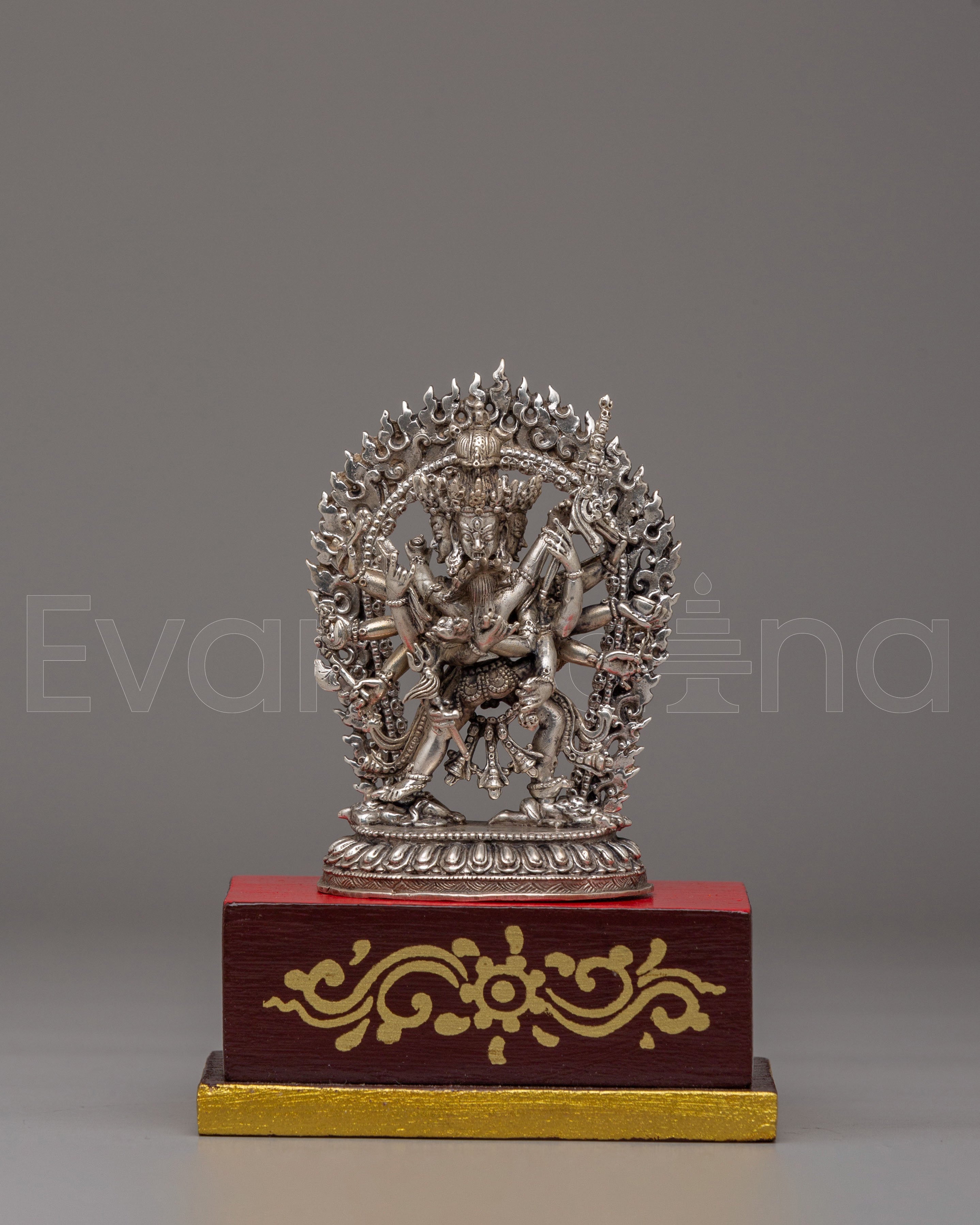 Tibetan Chakrasamvara with Consort Statue 