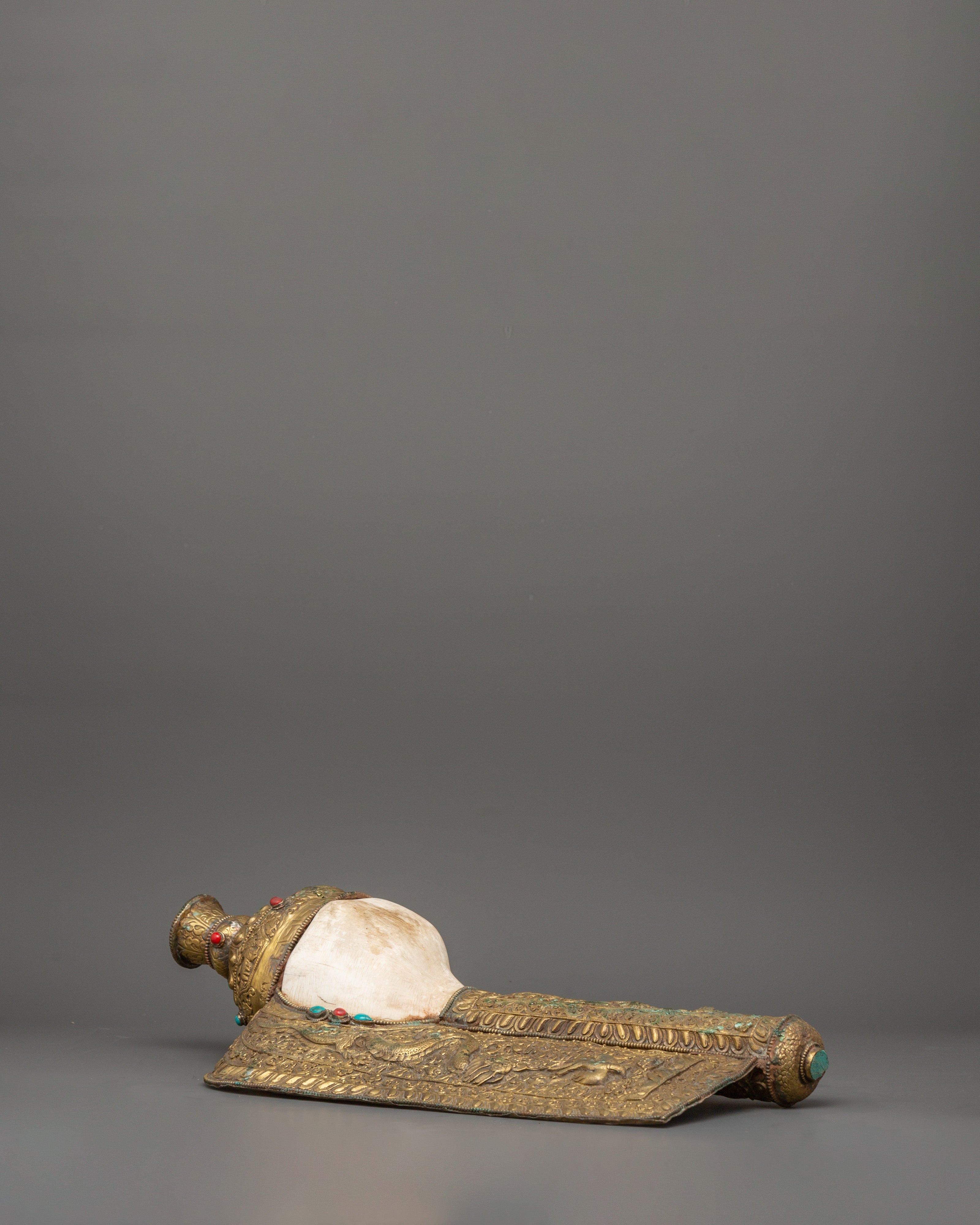 Traditional Ritual Conch | A Sacred Symbol of Dharma