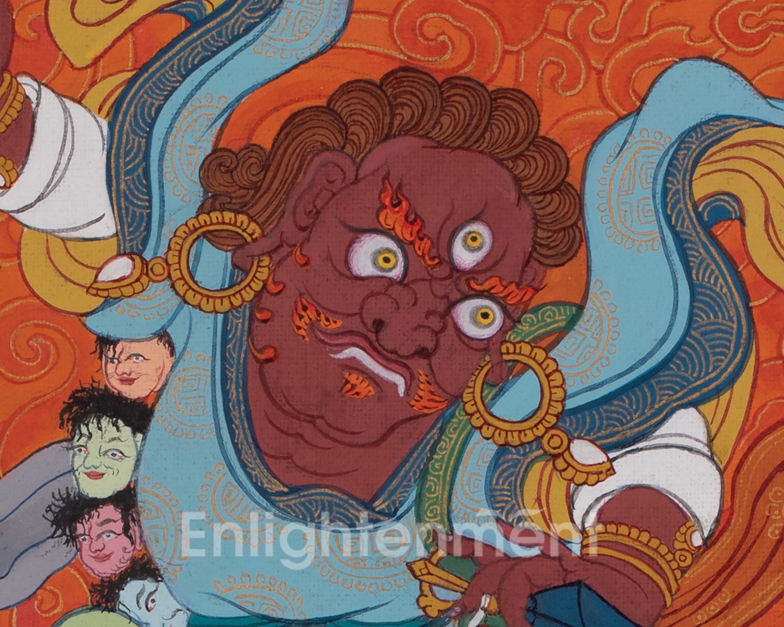 Dorje Drollo Sacred Art | Wrathful Emanation of Guru Rinpoche | Home Decor