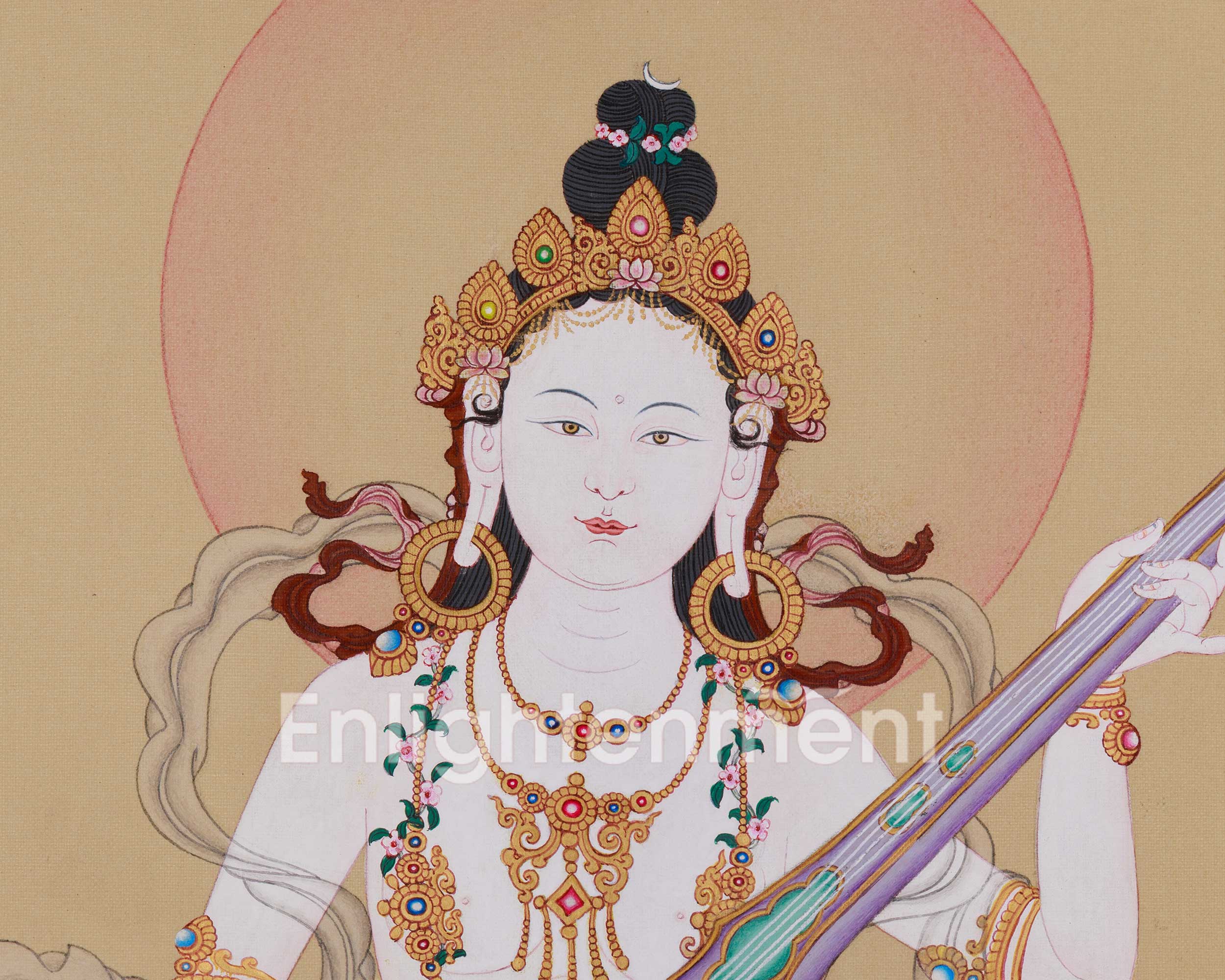 Goddess of Music, Saraswati | The Divine Embodiment of Wisdom, Arts, and Knowledge