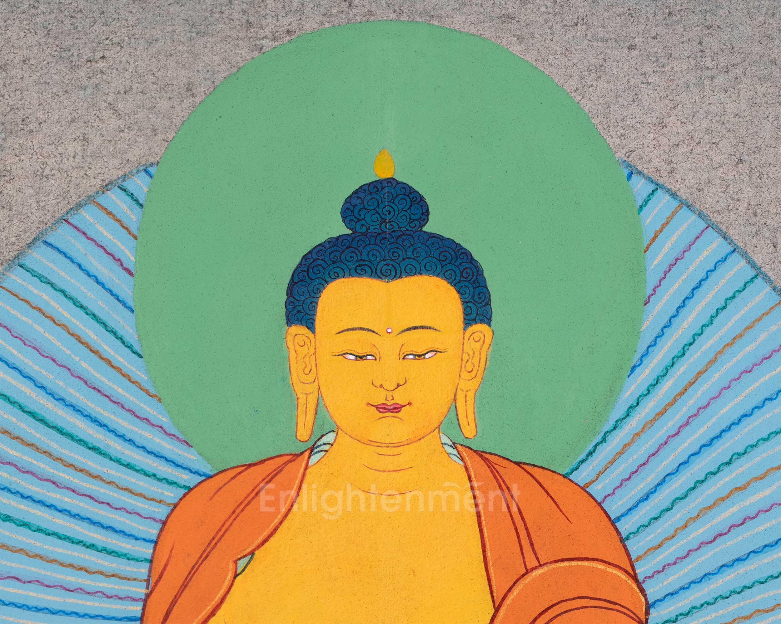 Buddha Shakyamuni for Meditation Thangka