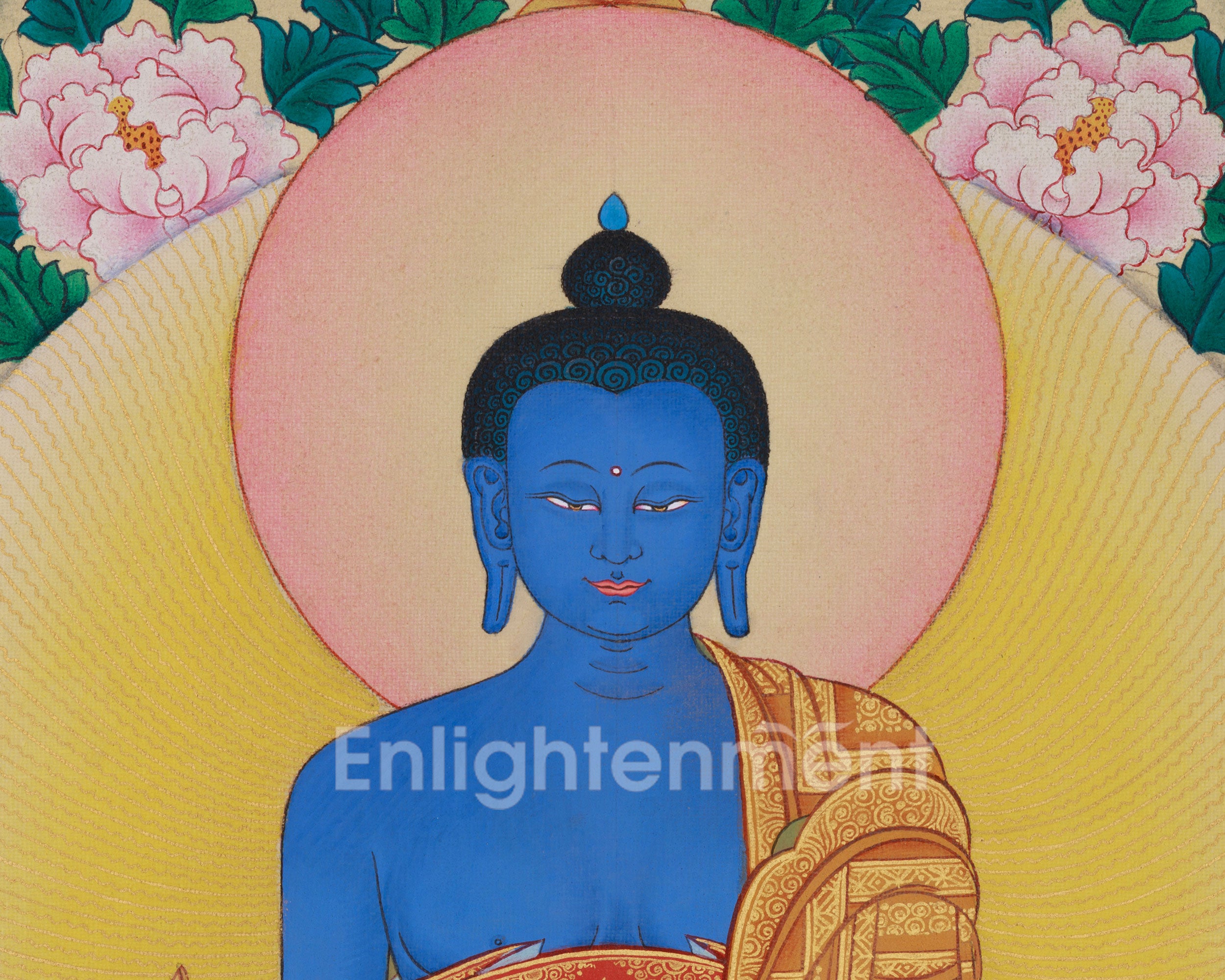 Traditional Art of the Eight Medicine Buddhas | Healing, Enlightenment, and Compassion for Devotion