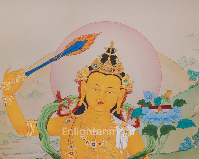 Jampelyang (Manjushri) | A Majestic Wisdom Buddha