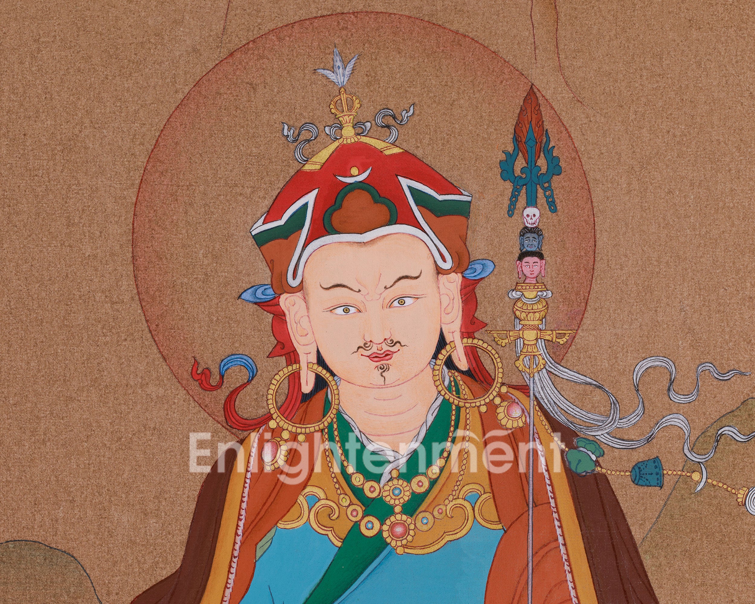 Spiritual Leader, Padmasambhava Artwork | The Lotus-Born Teacher of Tibetan Buddhism
