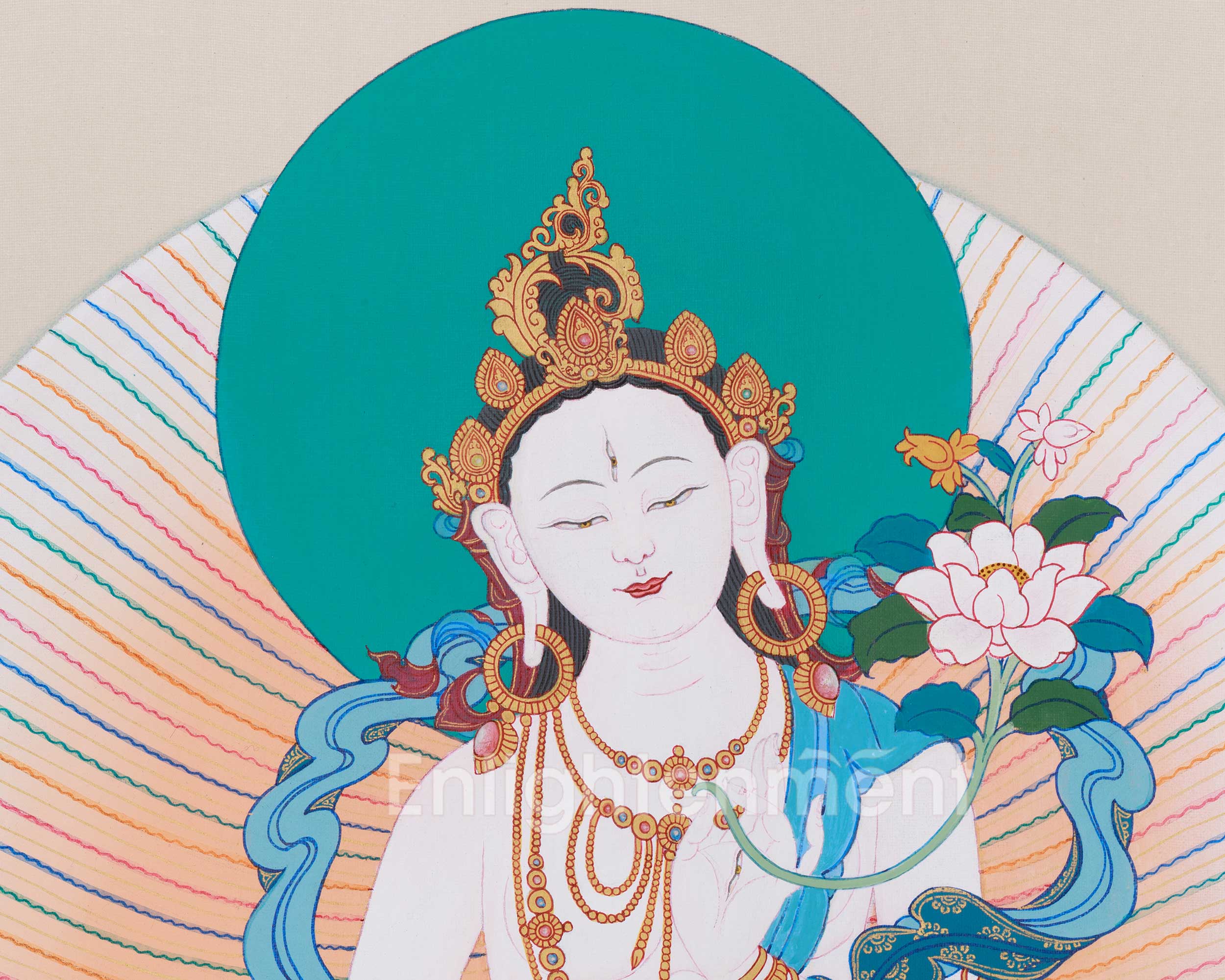 White Tara Long Life Goddess | The Divine Buddhist Deity of Longevity and Protection