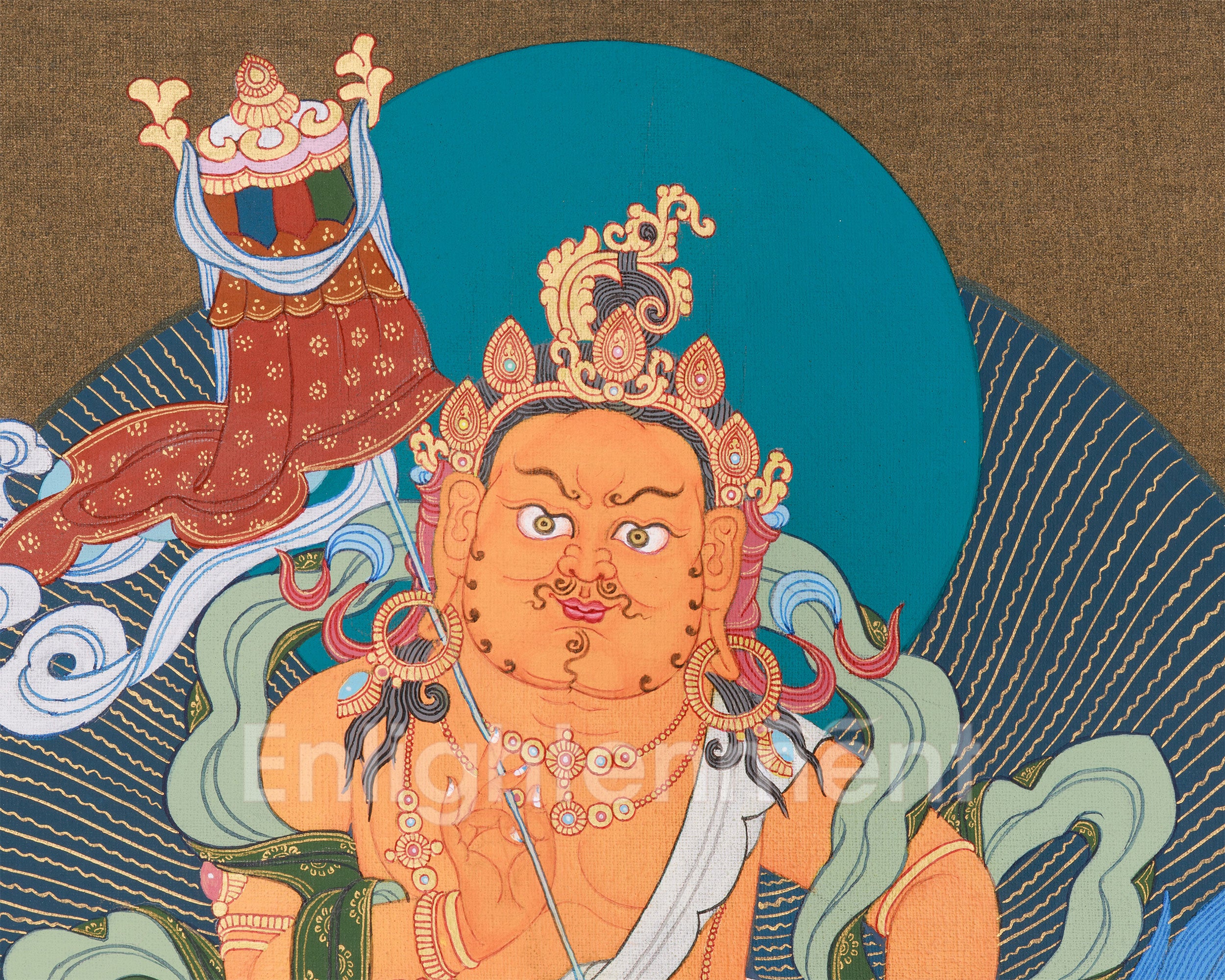 Tibetan Namtoshe Buddha Painting | Deity of Prosperity and Protection