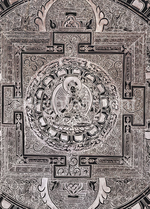 White Tara Mandala | Thangka for Healing, Longevity & Protection
