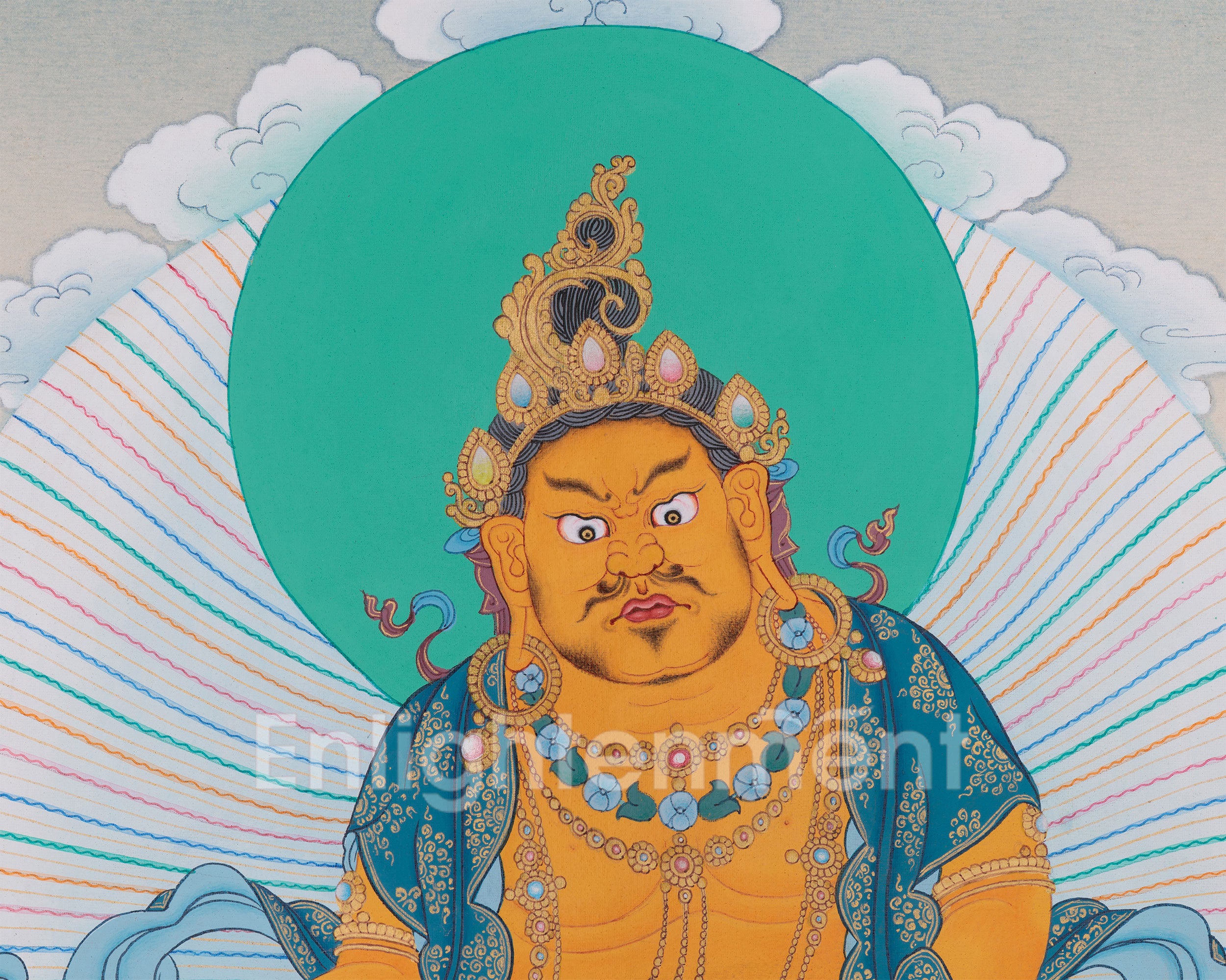 Tibetan Buddha of Wealth Dzambhala | Protector of Prosperity and Success