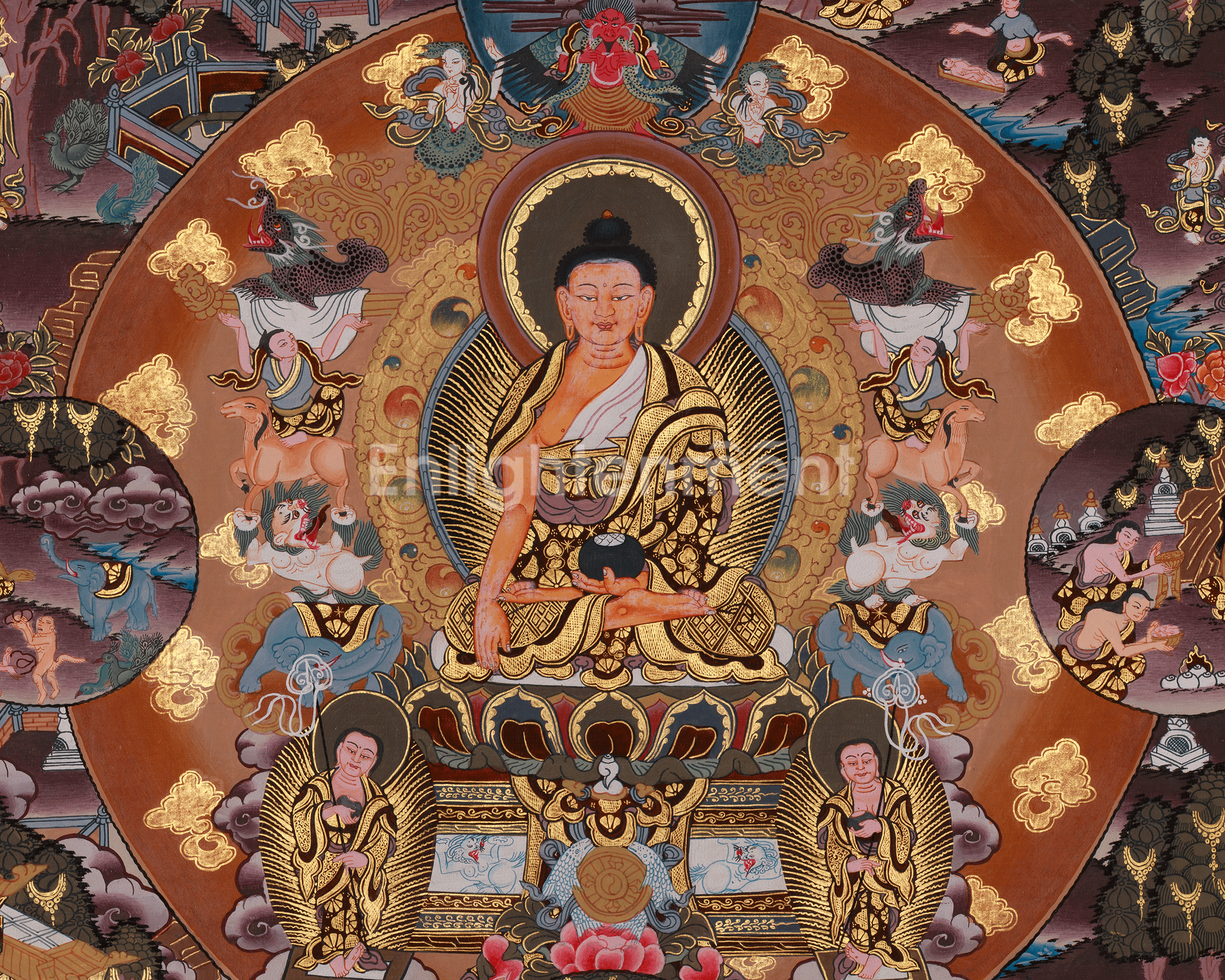 Traditional Art of Buddha's Life History | A Journey to Enlightenment
