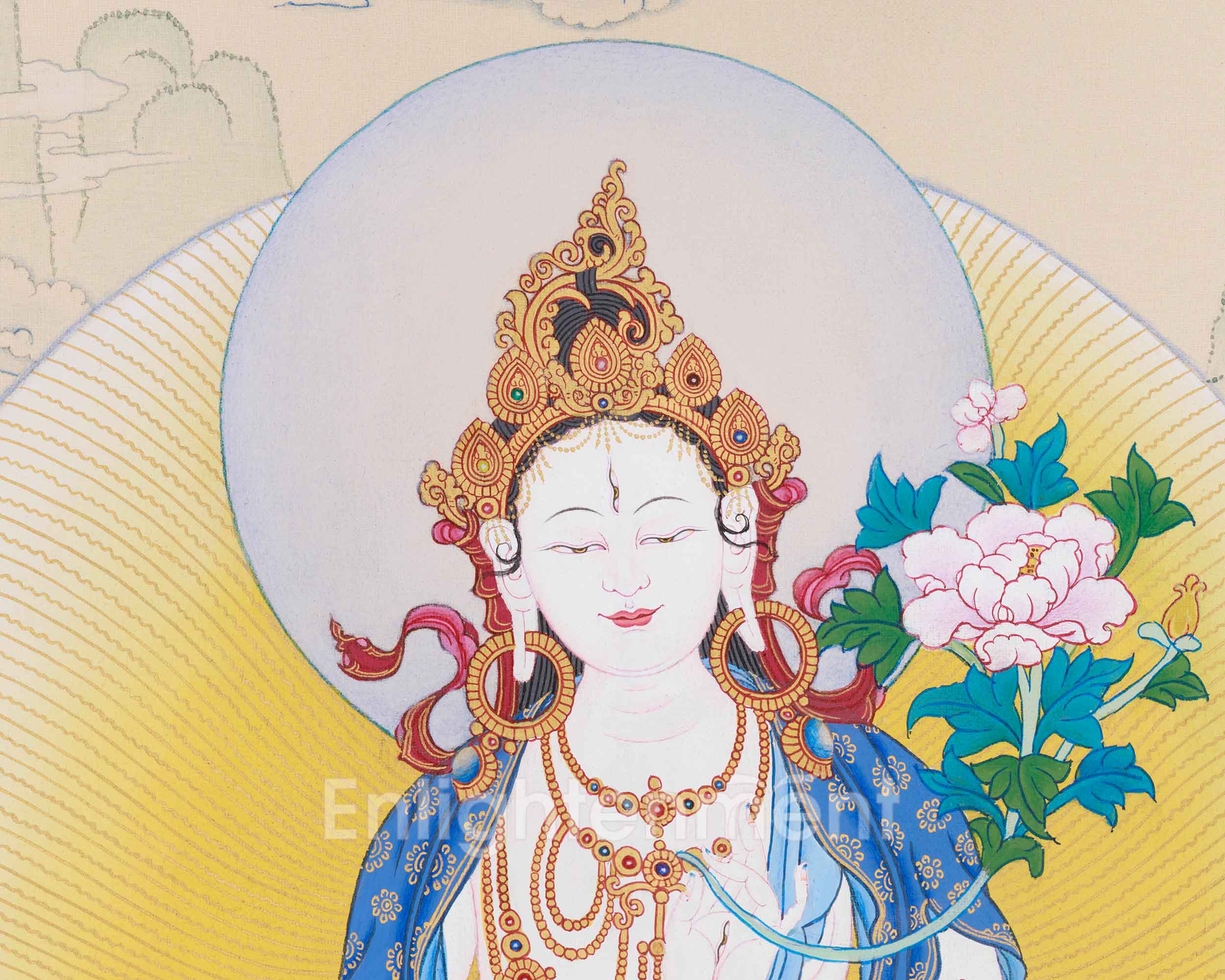 Buddhist Long-Life Deities: White Tara, Namgyalma, and Buddha Amitayus | Karma Gadri Artistry