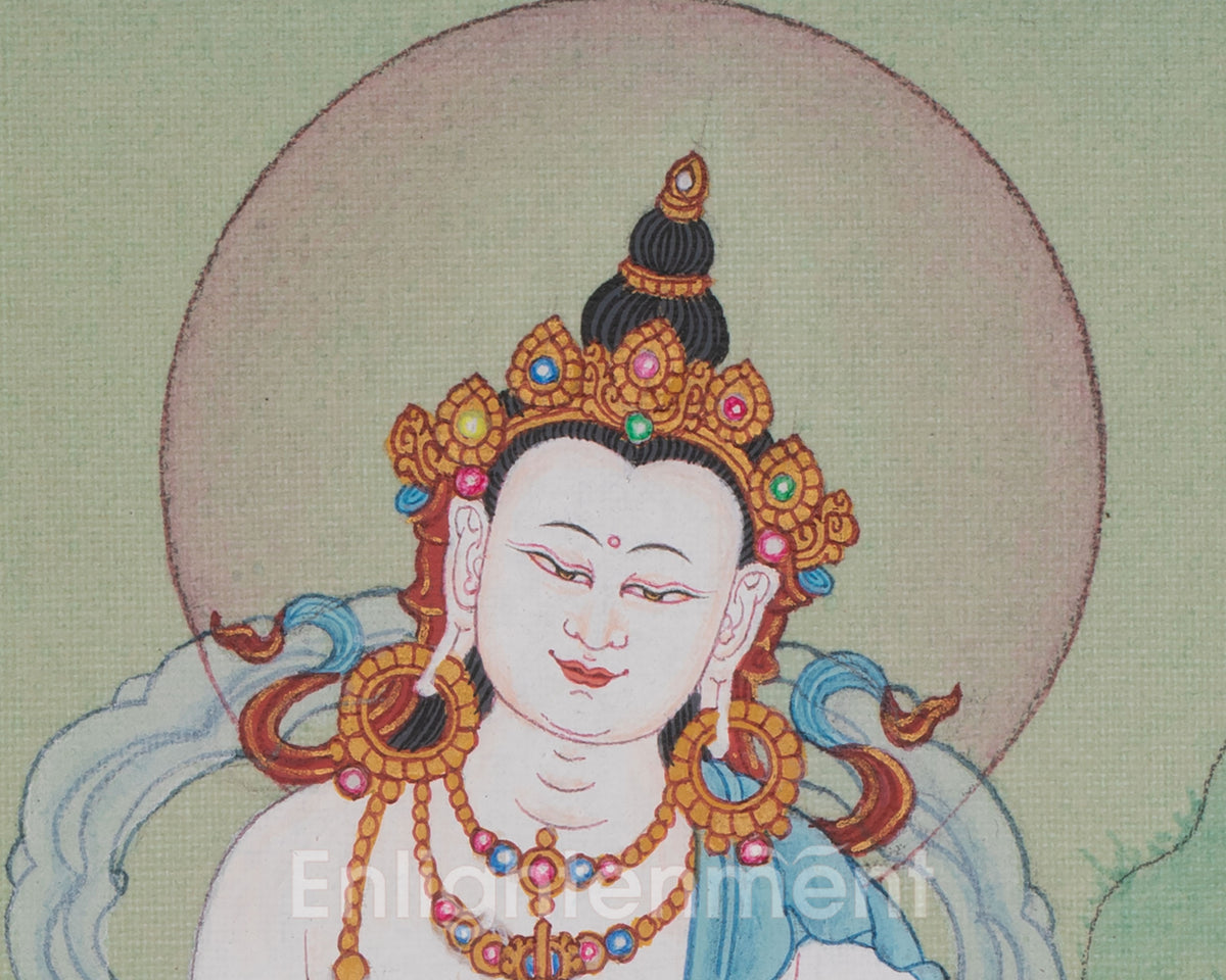 Vajrasattva Traditional Art | Purification Deity of Wisdom and Compassion