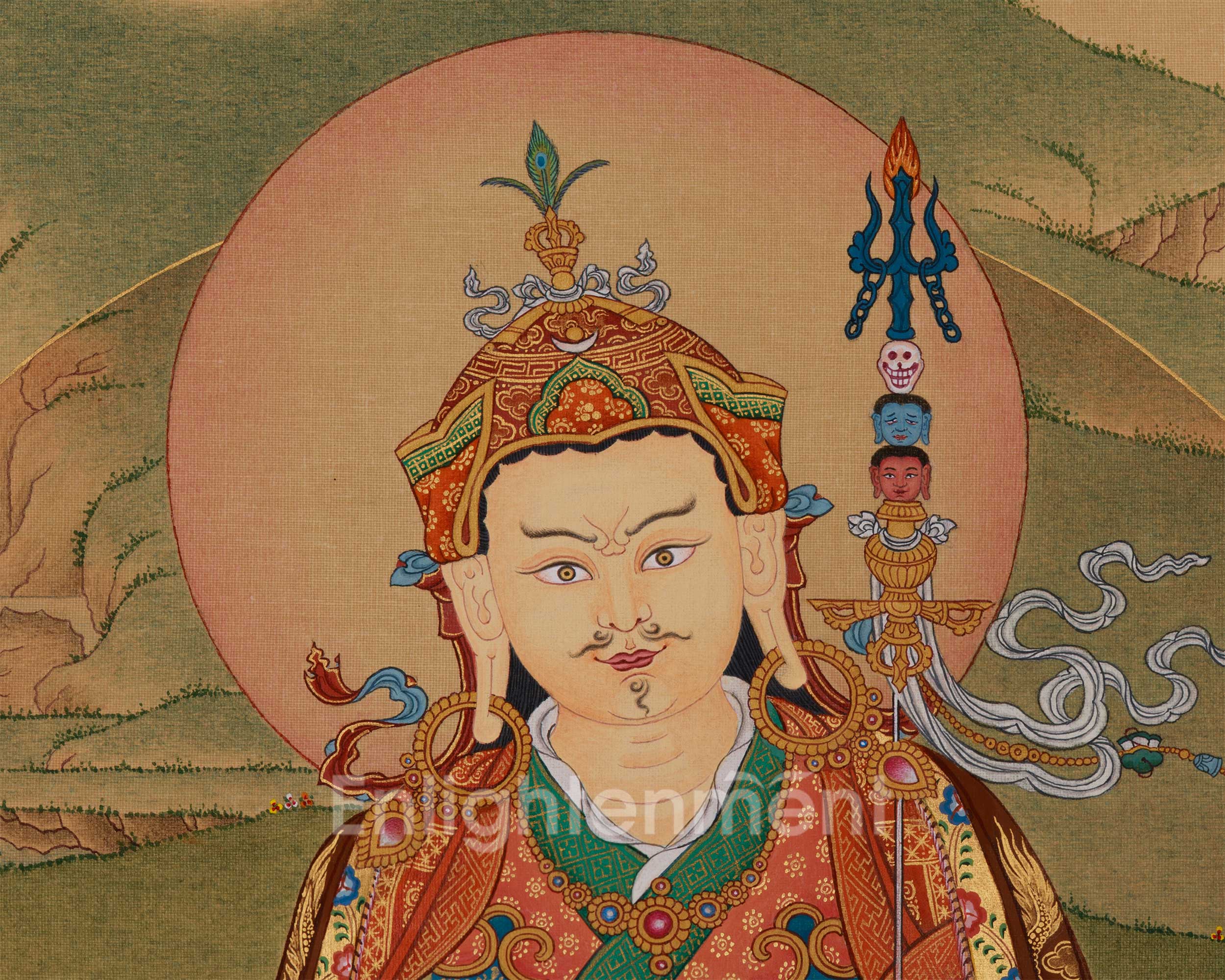 The Lotus-Born Guru Rinpoche | Tibetan Art of the Tantric Master & Spiritual Journey