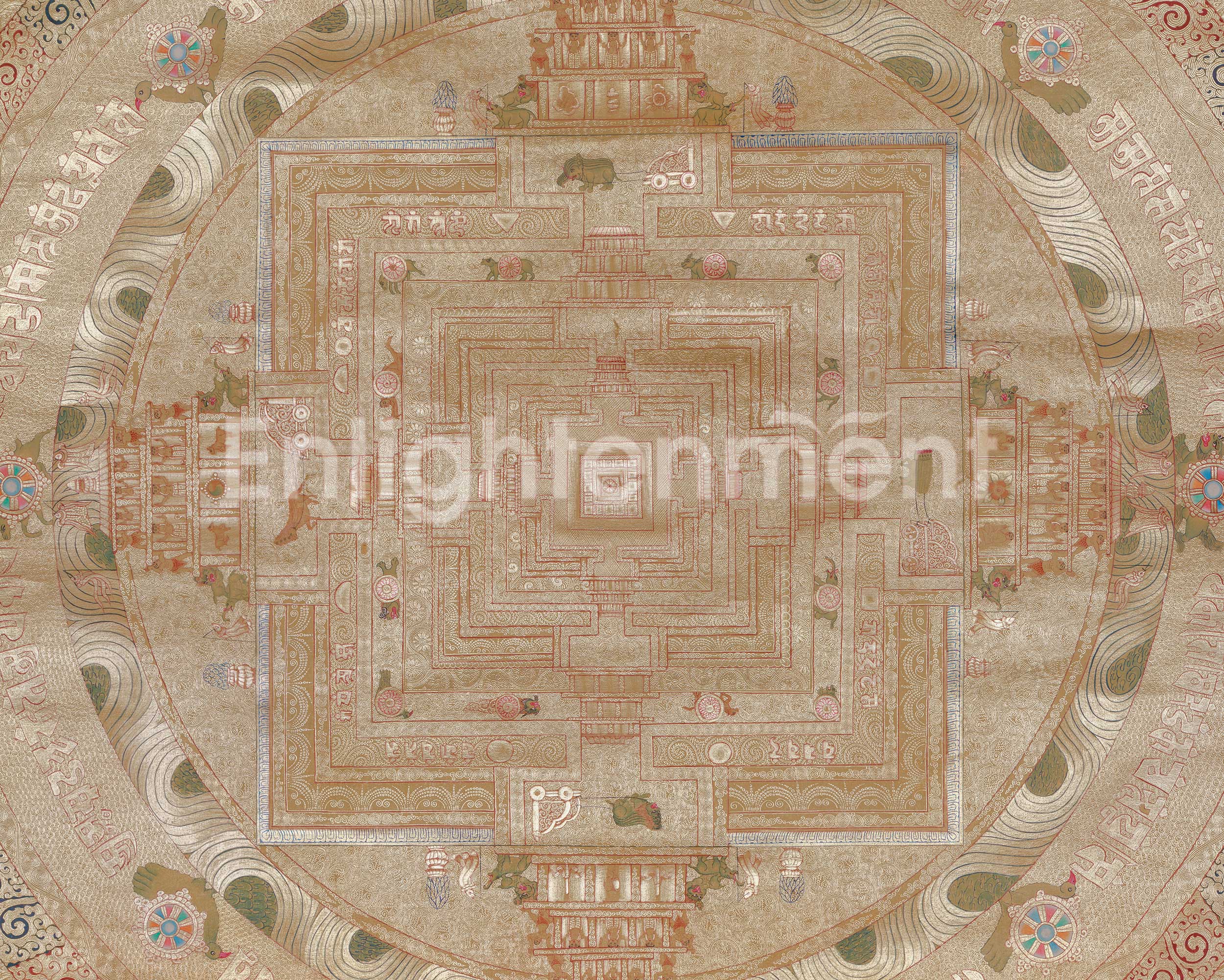 Kalachakra Mandala Himalayan Artwork | Representation of Spiritual Awakening