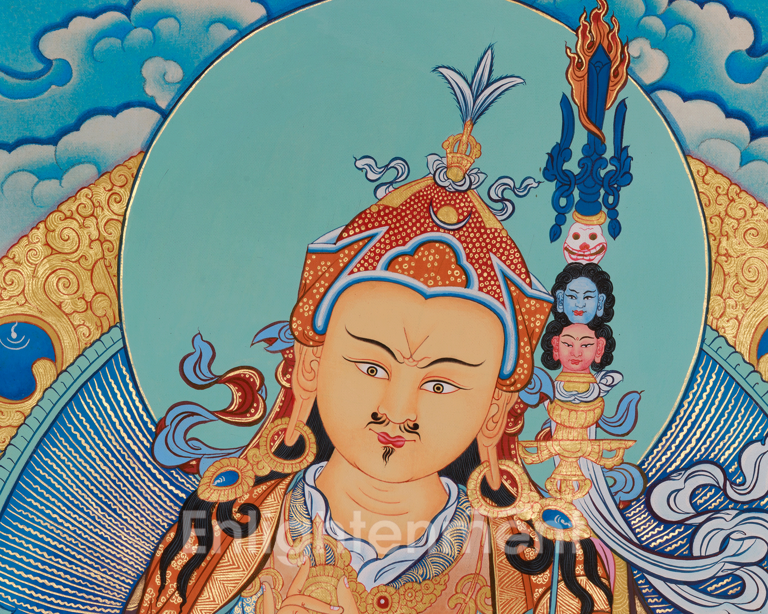 Spiritual Art of Guru Rinpoche | Tibetan Buddhist Master Guru Padmasambhava