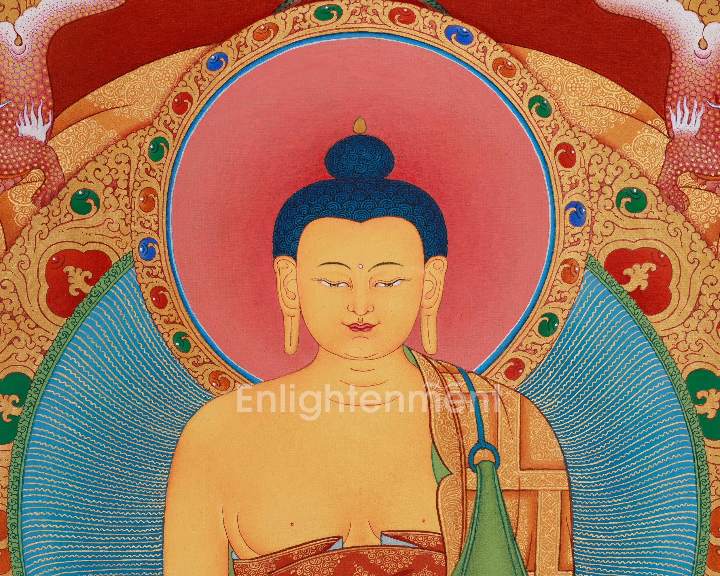 Shakyamuni Buddha With Disciples Art | The Historical Buddha