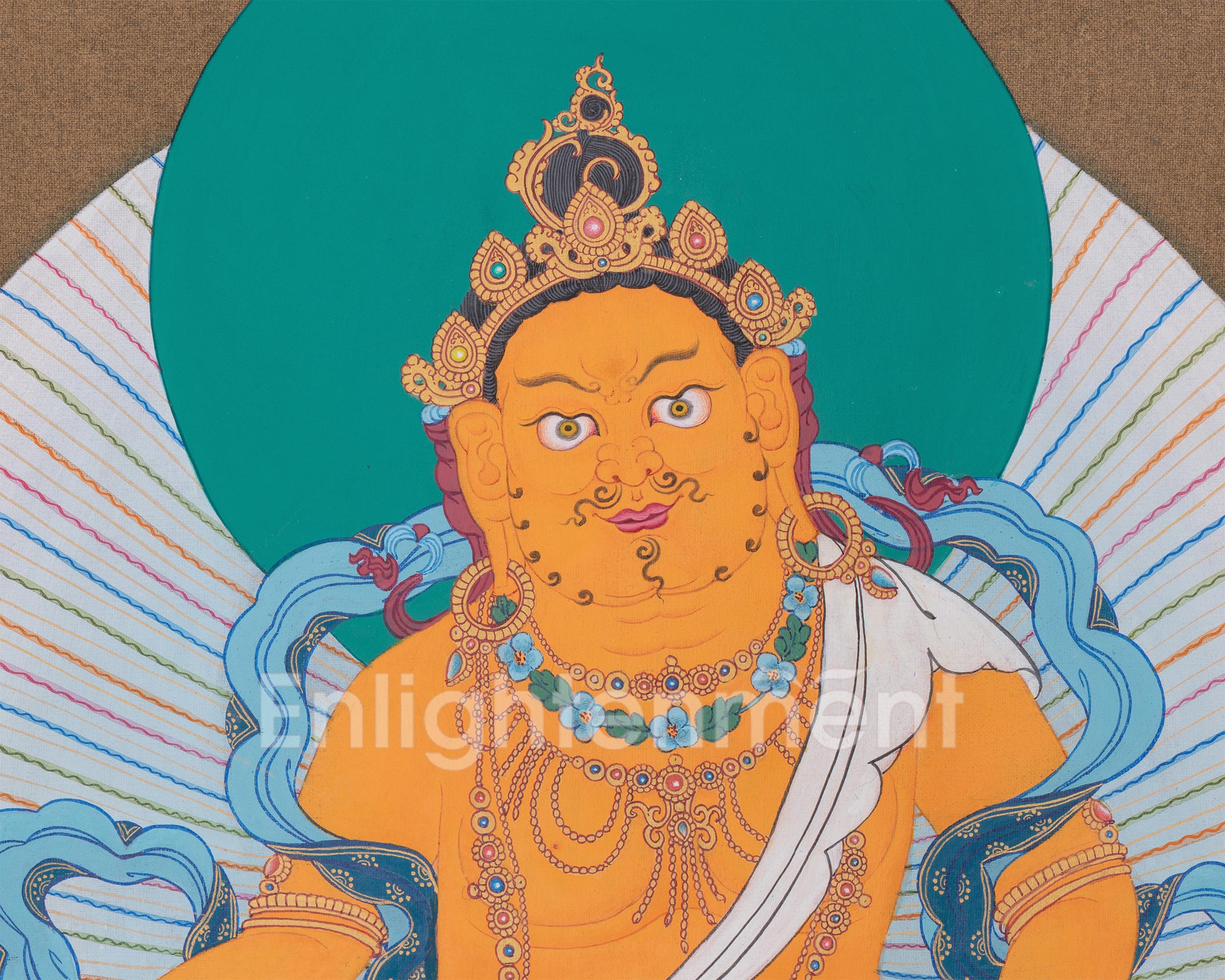 Deity of Wealth Dzambhala Thangka | A Powerful Tool for Wealth and Success