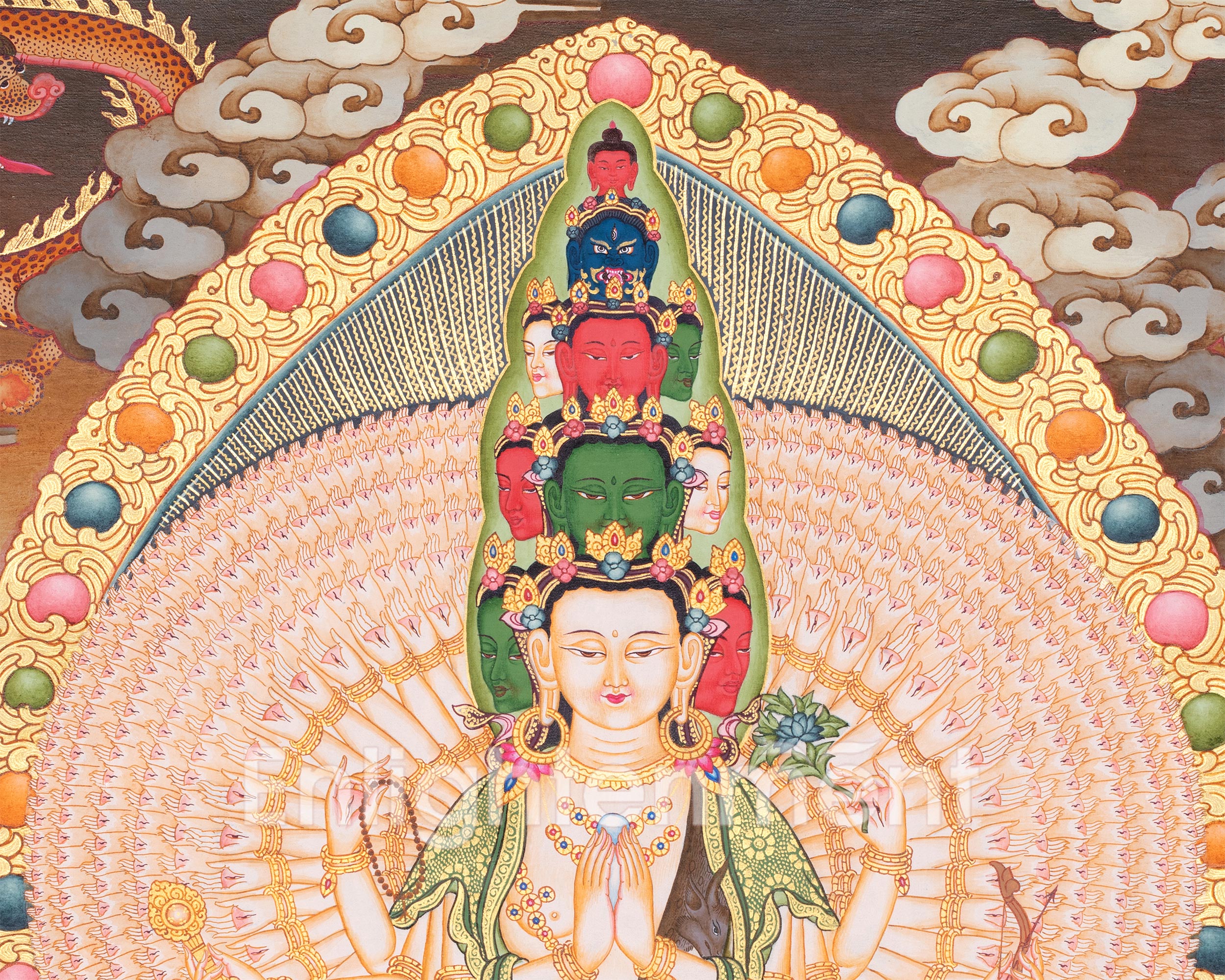 Thangka of Avalokiteshvara | Symbol of Infinite Compassion