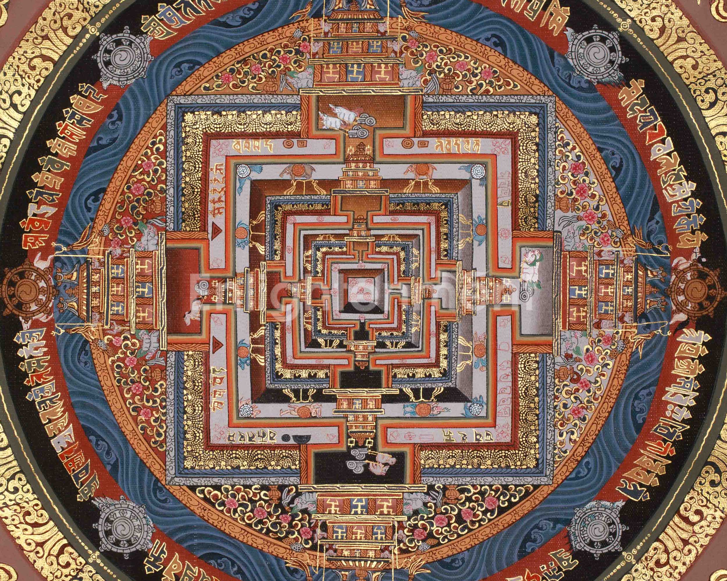 Dharma Art Kalachakra Mandala | Representing Cosmic Harmony and Enlightenment