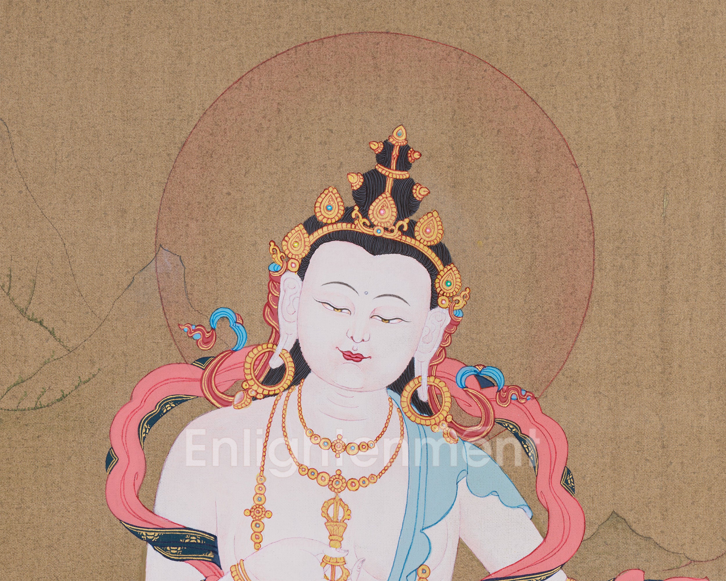 Thangka of Vajrasattva Purity Deity | Enlightened Symbol of Renewal and Spiritual Healing