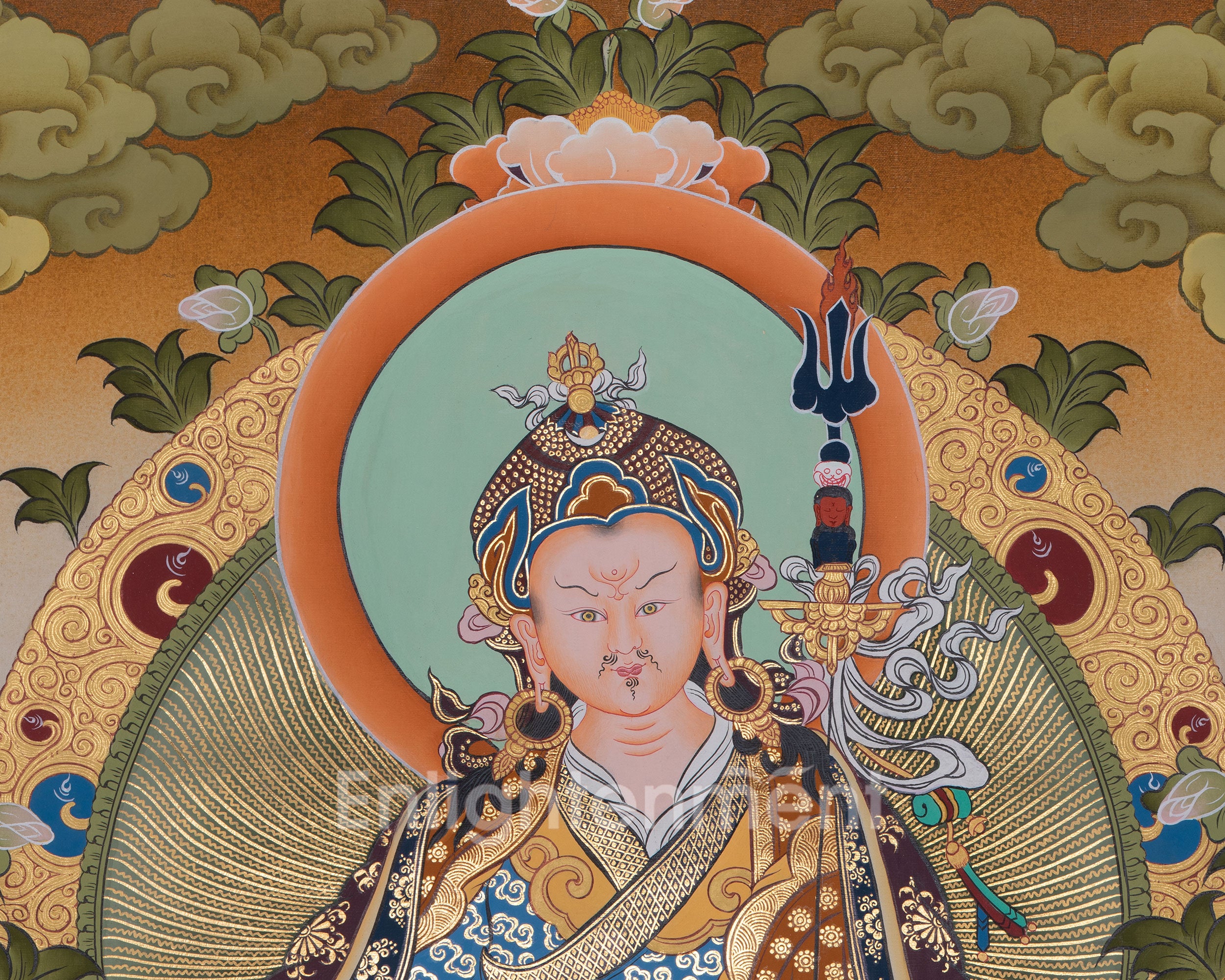 Padmasambhava, Guru Rinpoche | Original Hand Painted Art | Wall Decors