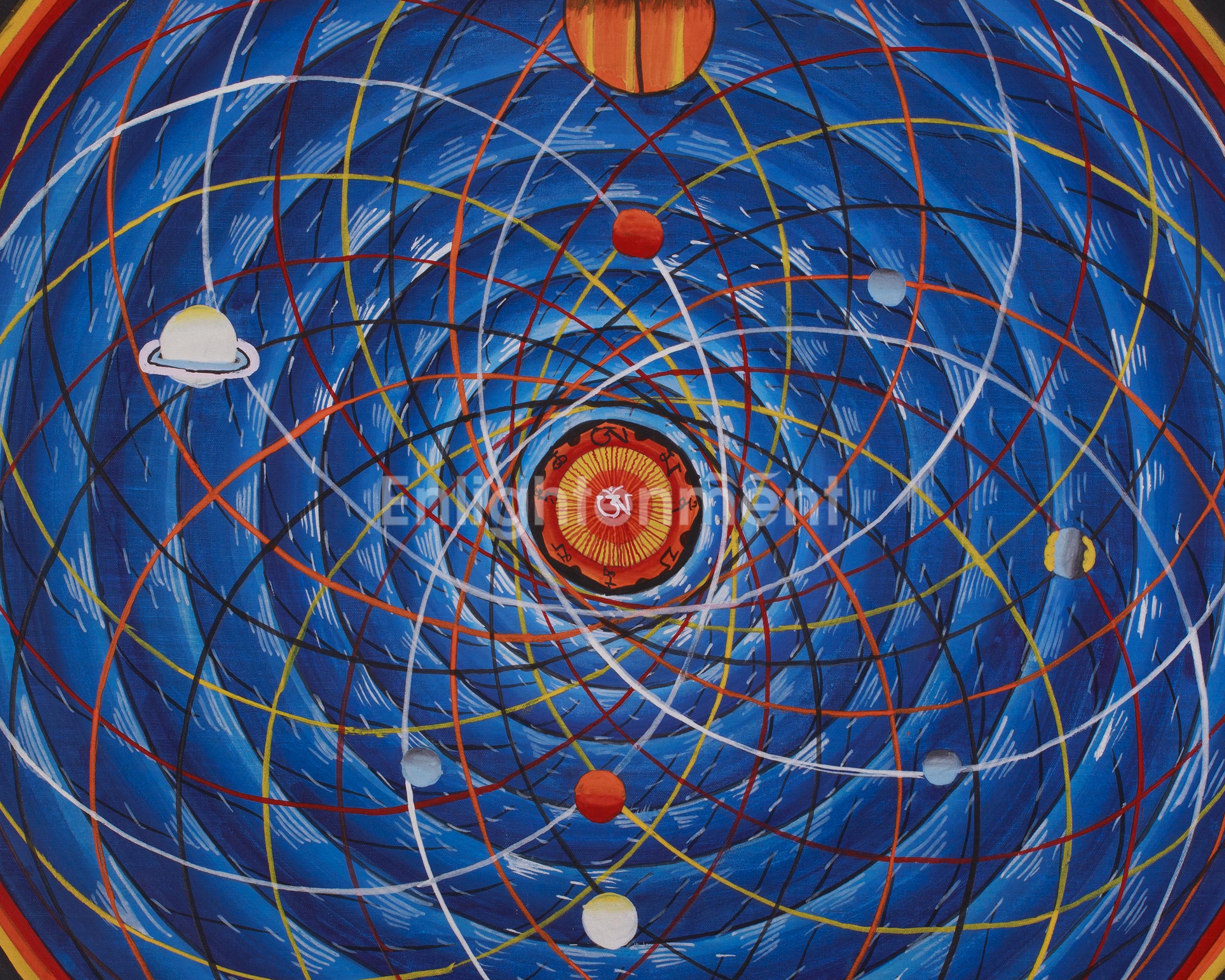 Traditional Art of Mantra Mandala | Sacred Flow of Energy