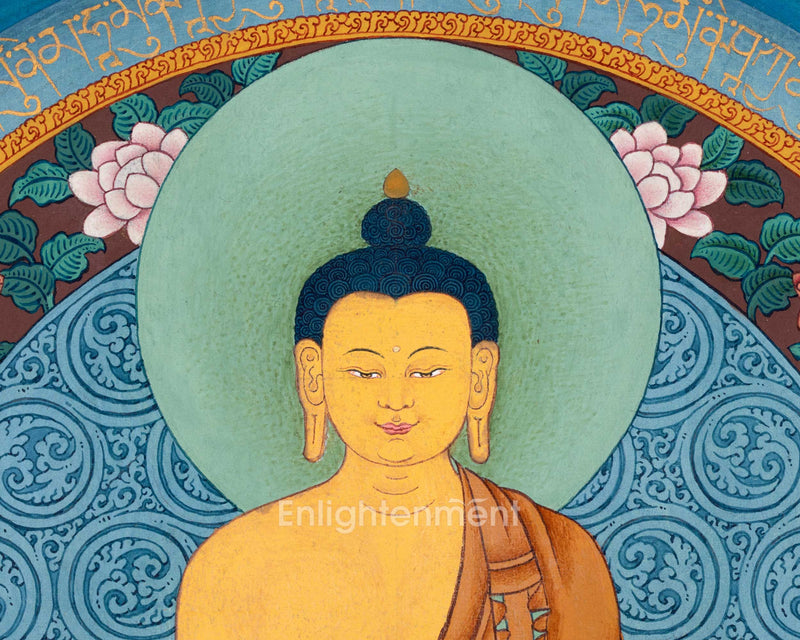 Unique Buddha Shakyamuni Mantra Mandala | A Collector's Masterpiece