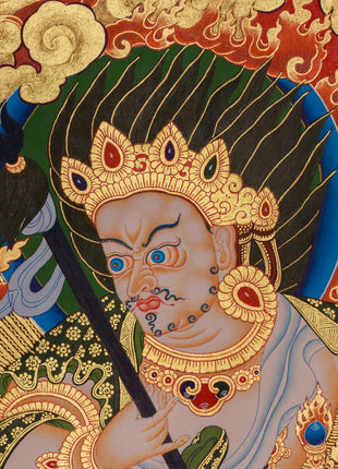 Guardian of Prosperity, White Dzambhala | Wealth Deity of Generosity and Protection