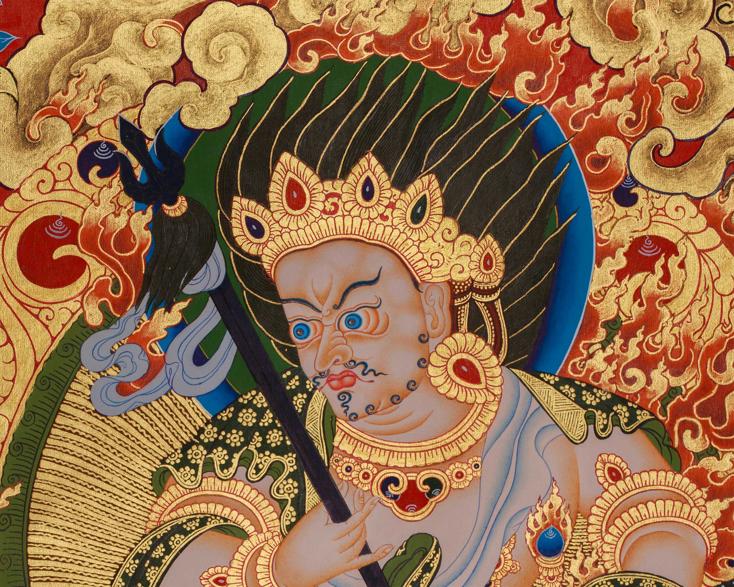 Guardian of Prosperity, White Dzambhala | Wealth Deity of Generosity and Protection