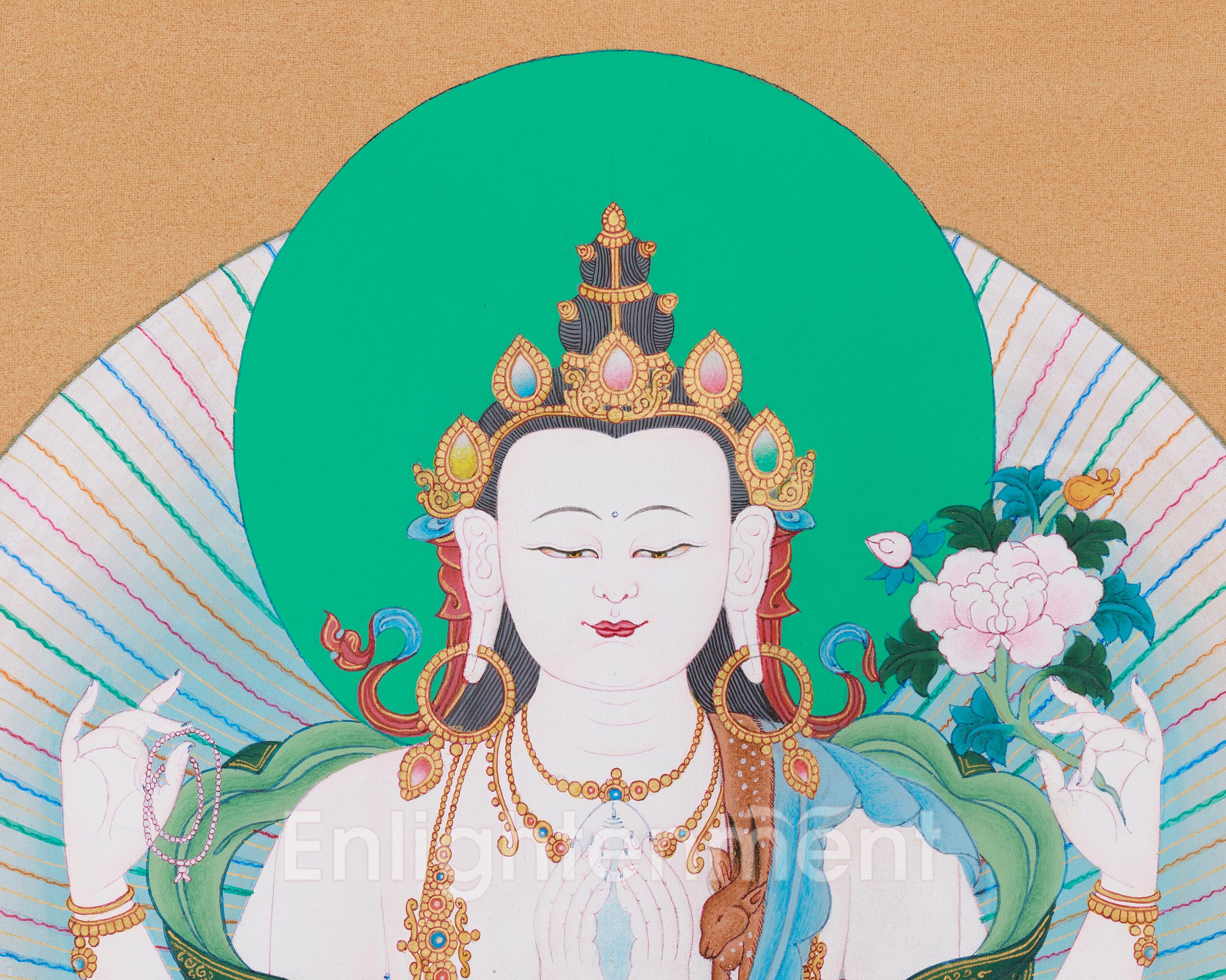 Bodhisattva Chenrezig Painting | Lord of Compassion and Protector of All Beings