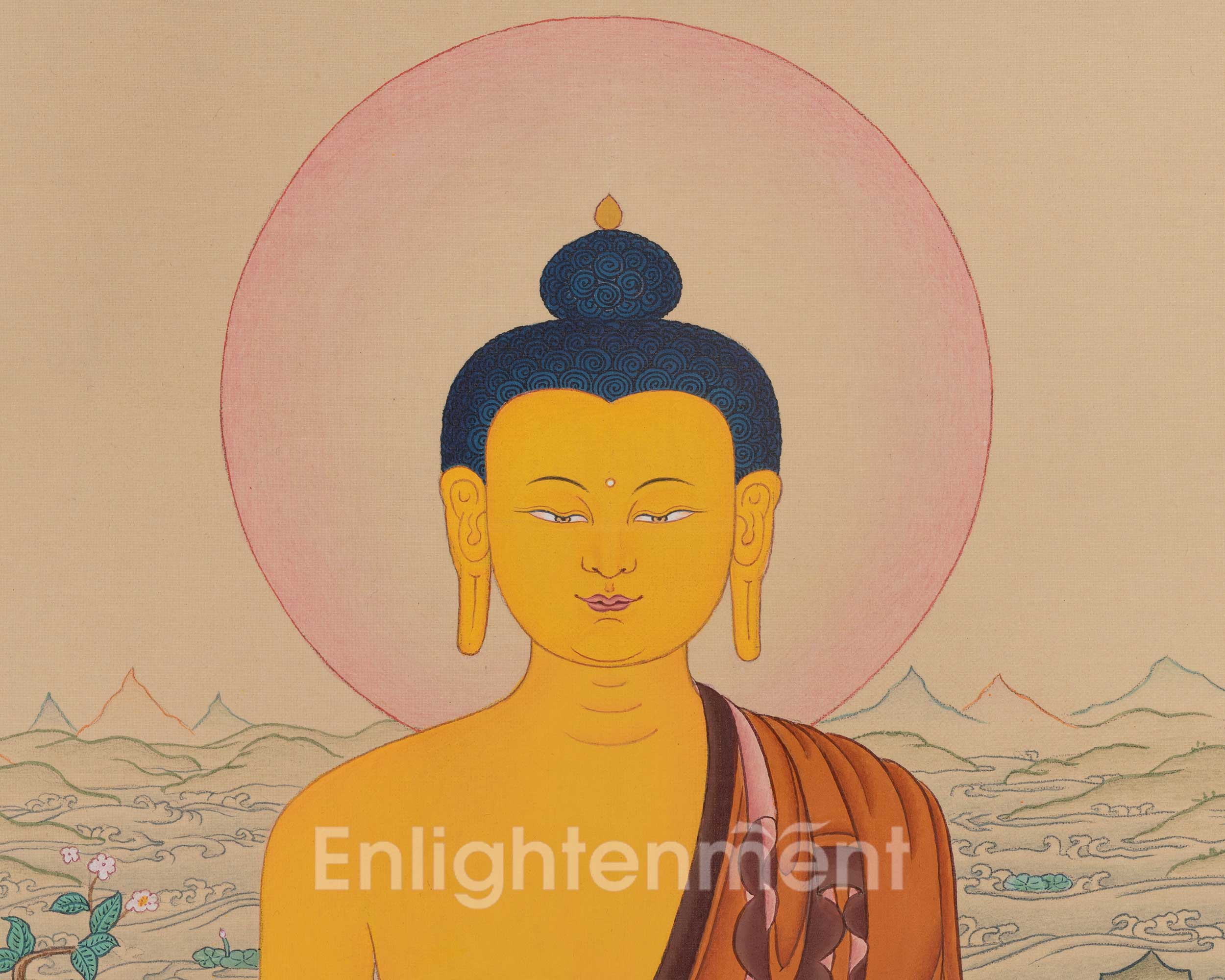 Historical Buddha Shakyamuni Spiritual Art | Siddhartha Gautama | Sage of The Shakya Clan