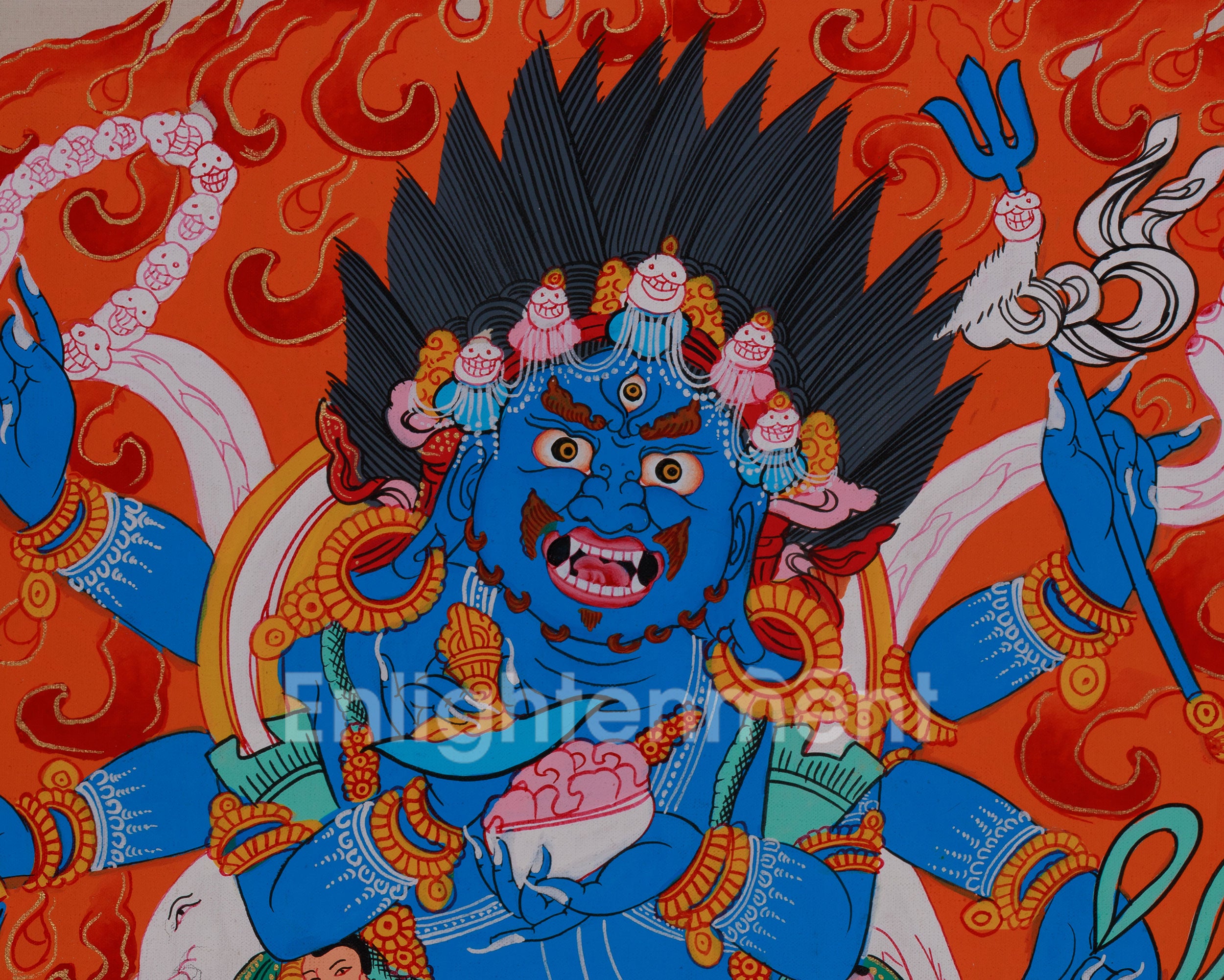 Kagyu Mahakala Buddha | Six Armed Mahakala