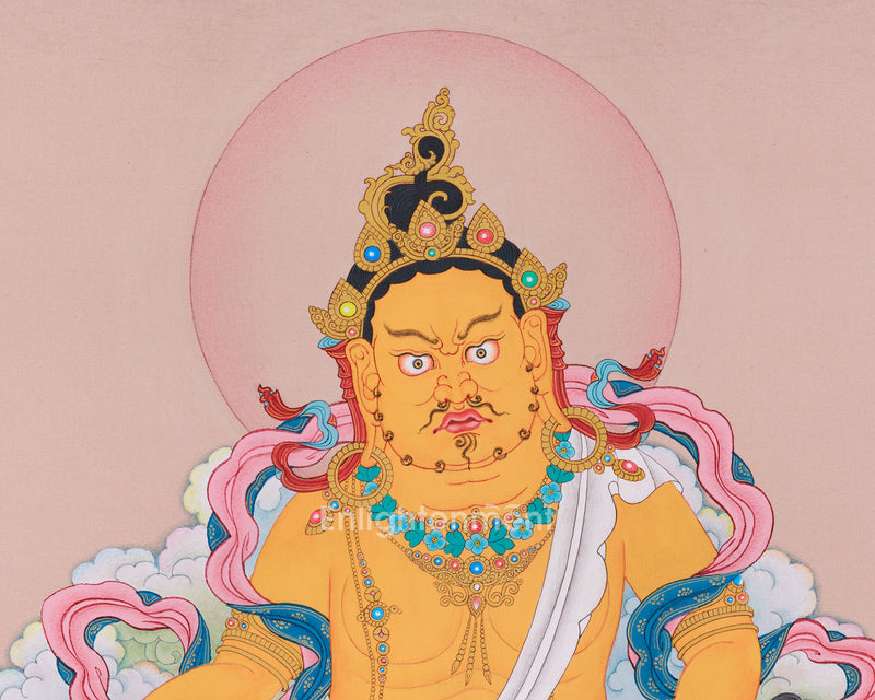 Buddhist Dzambhala Figure - Tibetan Wealth Deity