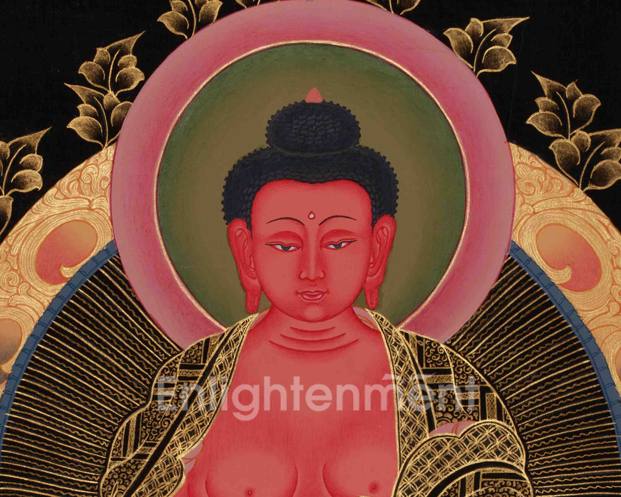 Himalayan Amitabha Buddha Art | Radiating Boundless Light and Serenity