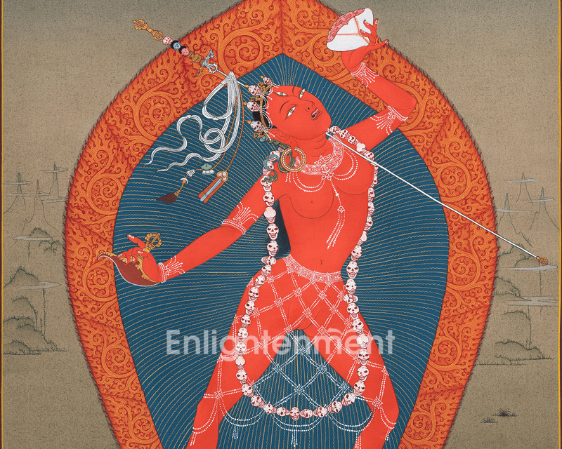 Vajrayogini Goddess Thangka | A Gateway to Divine Feminine Spirituality | Traditional Wall Decors