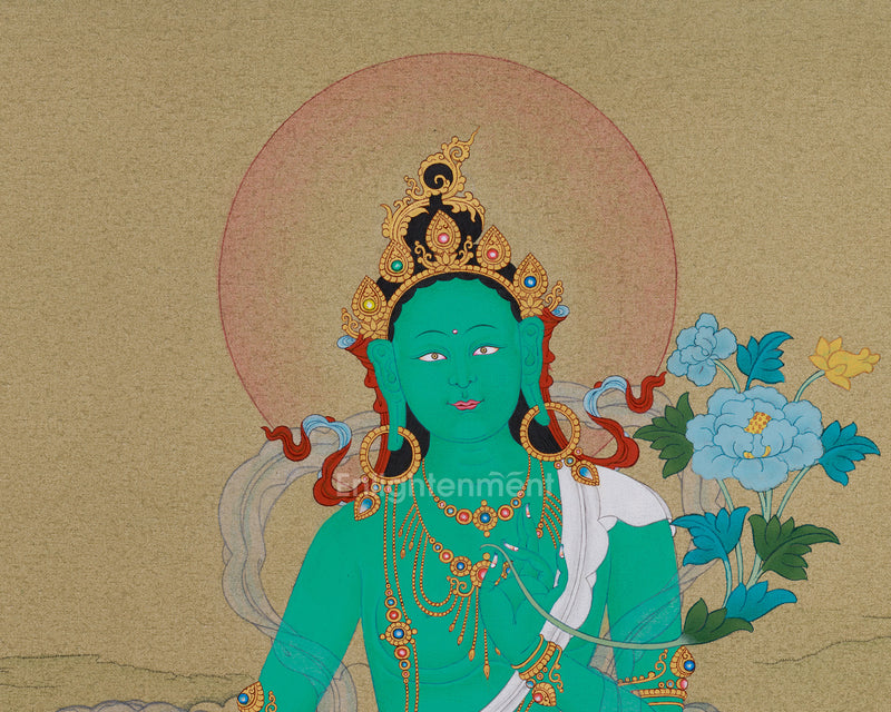 Arya Tara Thangka - Swift Liberator Goddess