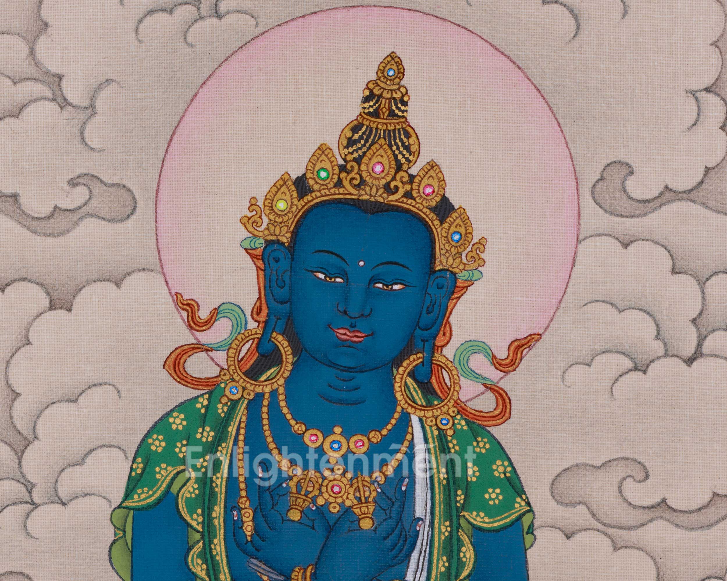 Himalayan Thangka of Vajradhara | Enlightenment Symbol