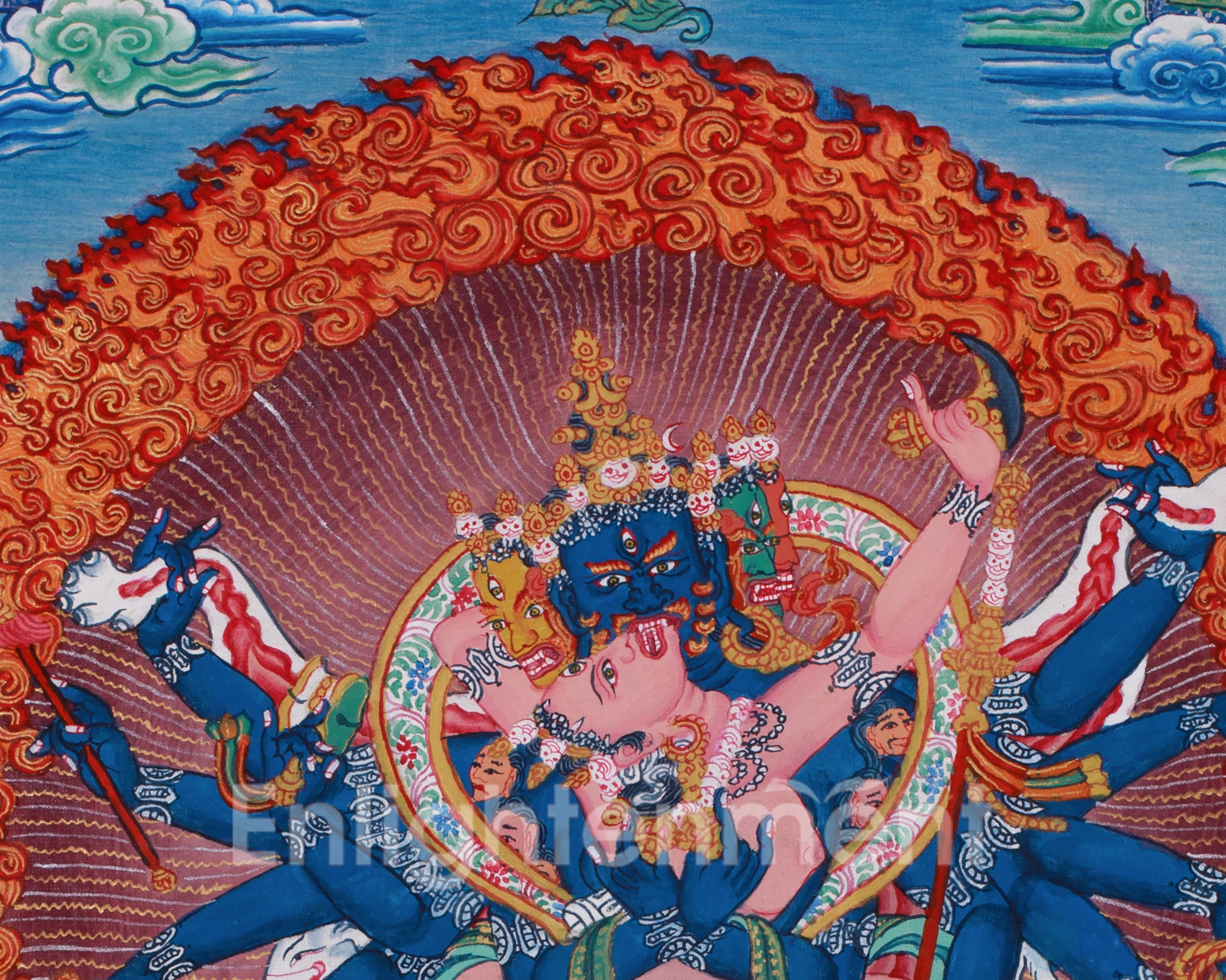 Chakrasamvara Painting | Embodying the Union of Wisdom and Method