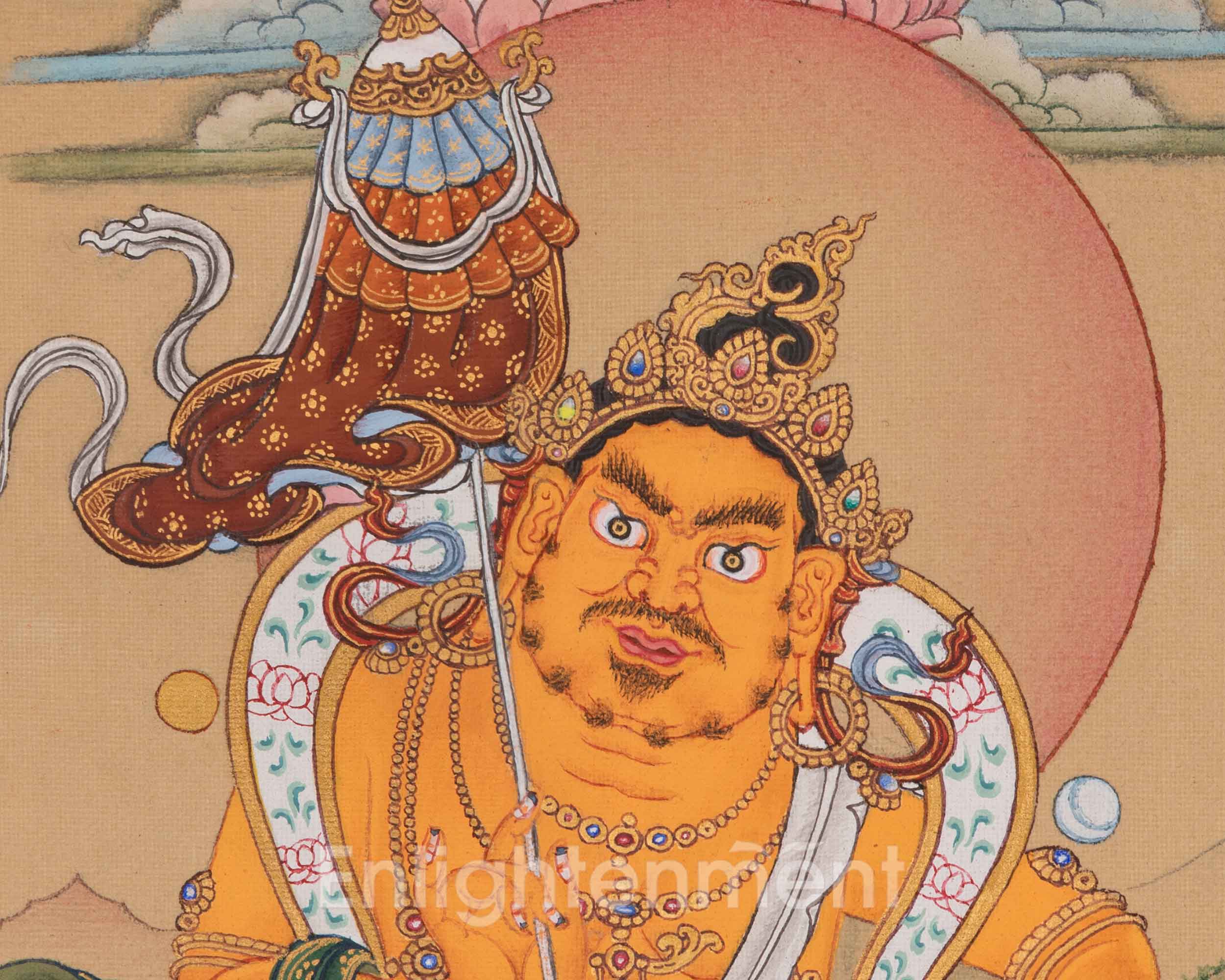 Namtoshe Spiritual Art | Tibetan Buddhist Wealth Protector Thangka