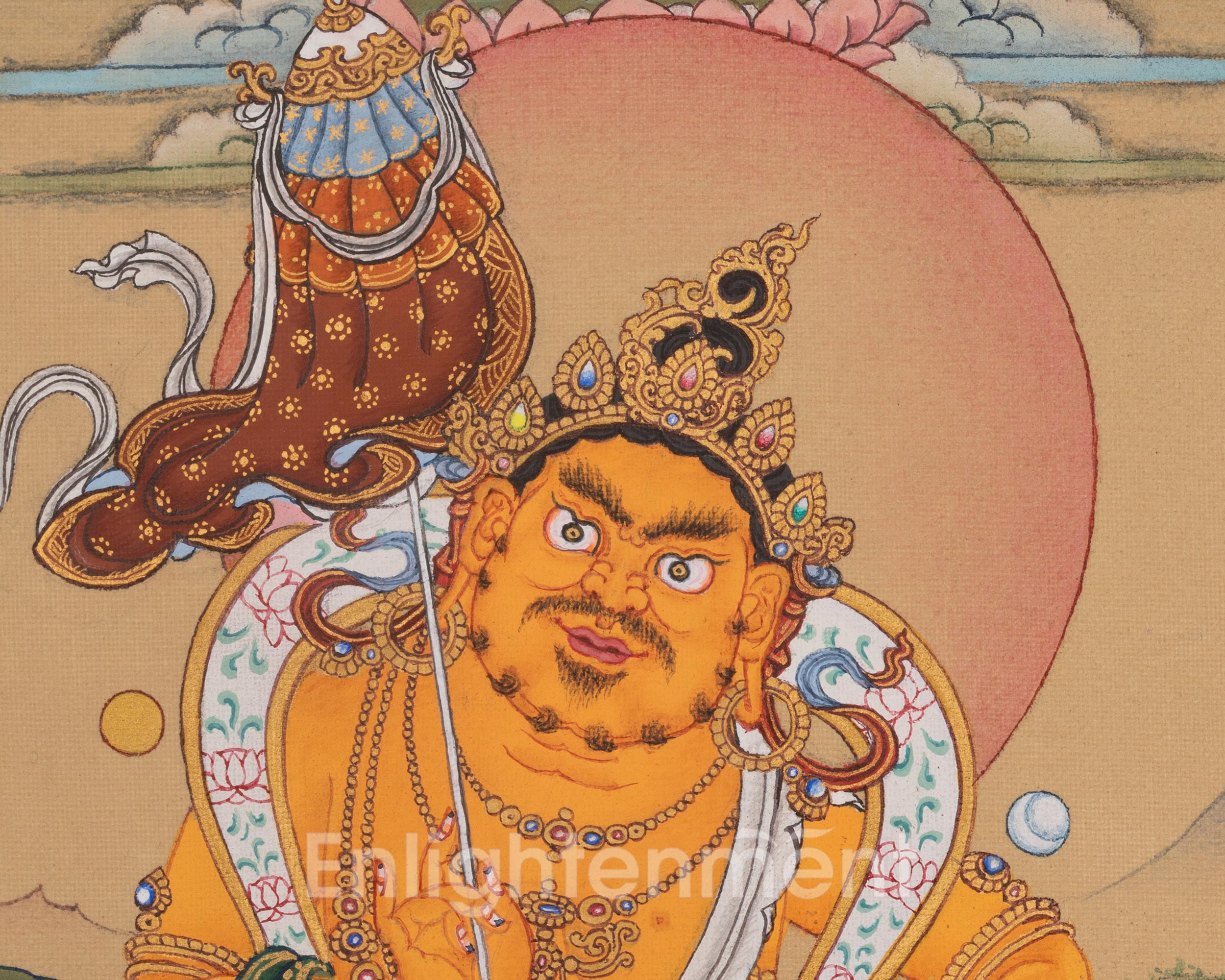 Vaishravana Thangka | Guardian King and Protector Deity In Buddhism | Namtoshe Art