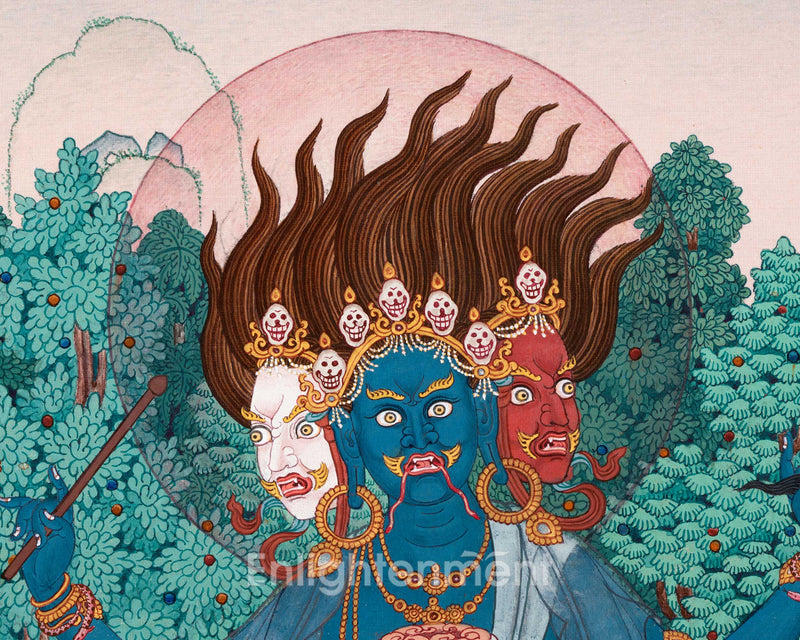 Bhrikuti Tara| 21 Tara of Surya Gupta Thangka